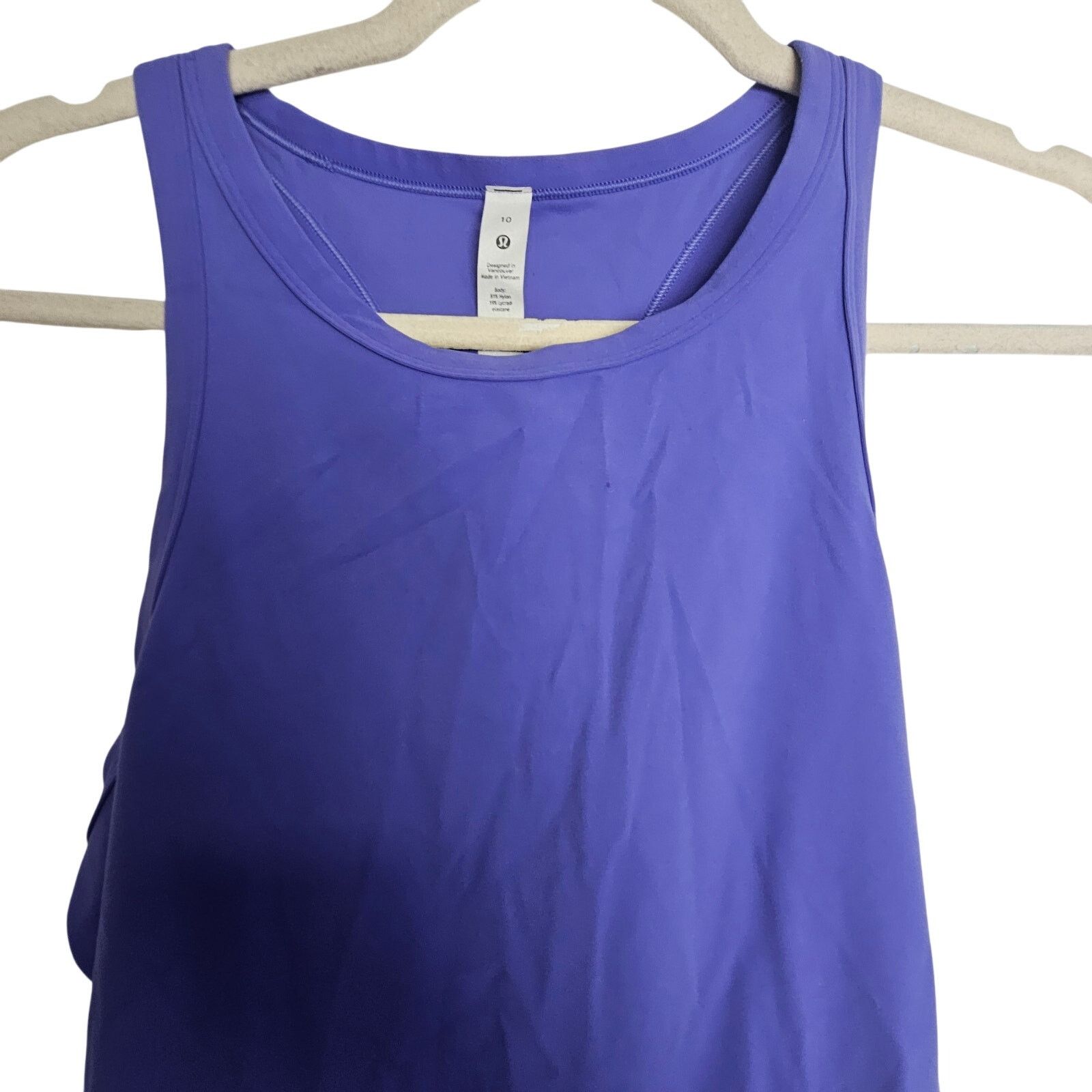 Lululemon Lululemon Tank Top Raceback Purple Athletic Shirt Women 10 Size L / US 10 / IT 46 - 2 Thumbnail