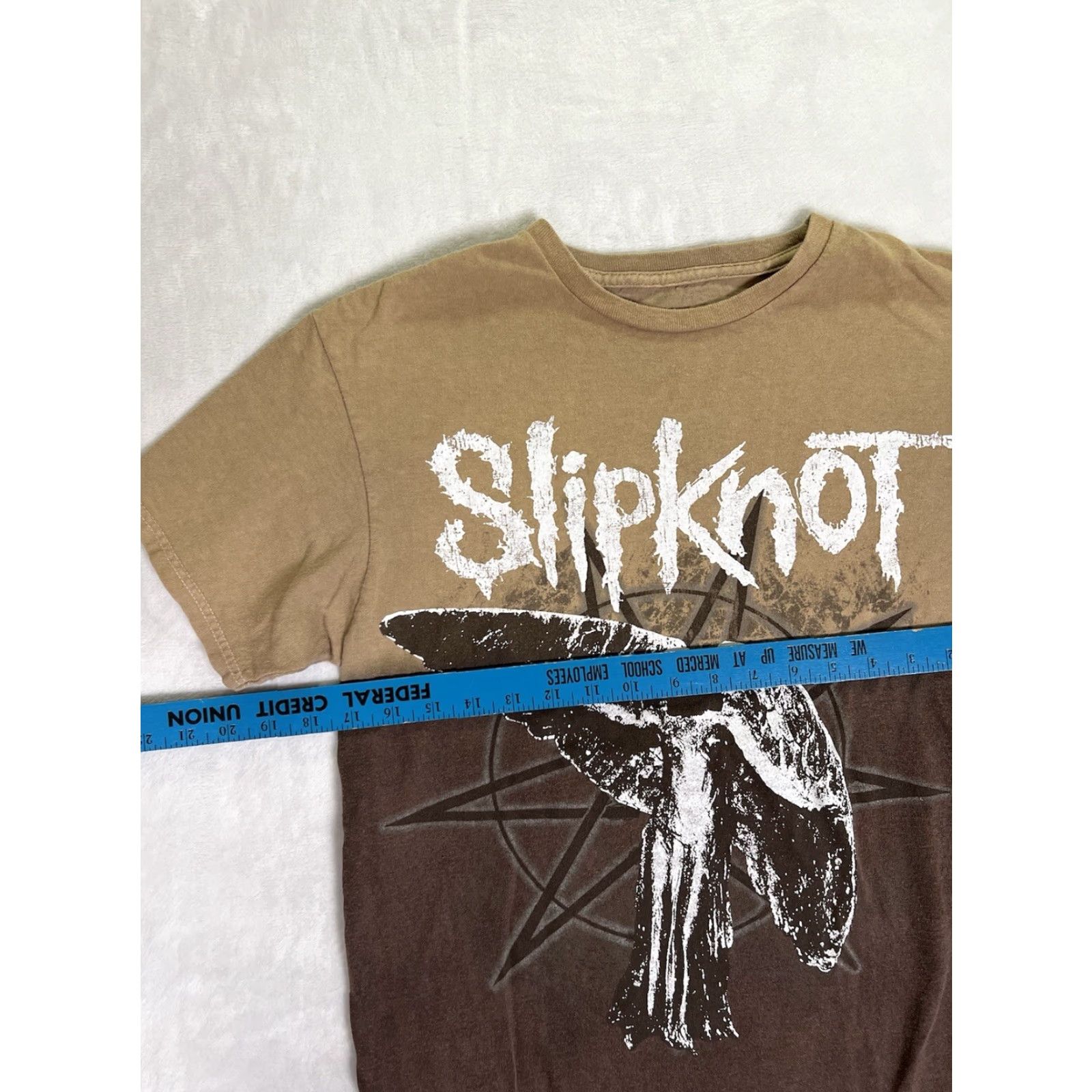 Doublet VINTAGE Slipknot Shirt Unisex Adults T-Shirt S Brown Short Sleeve Tie Dye Double Sided 90s Rock Band Skull Retro Y2K Size US S / EU 44-46 / 1 - 3 Thumbnail