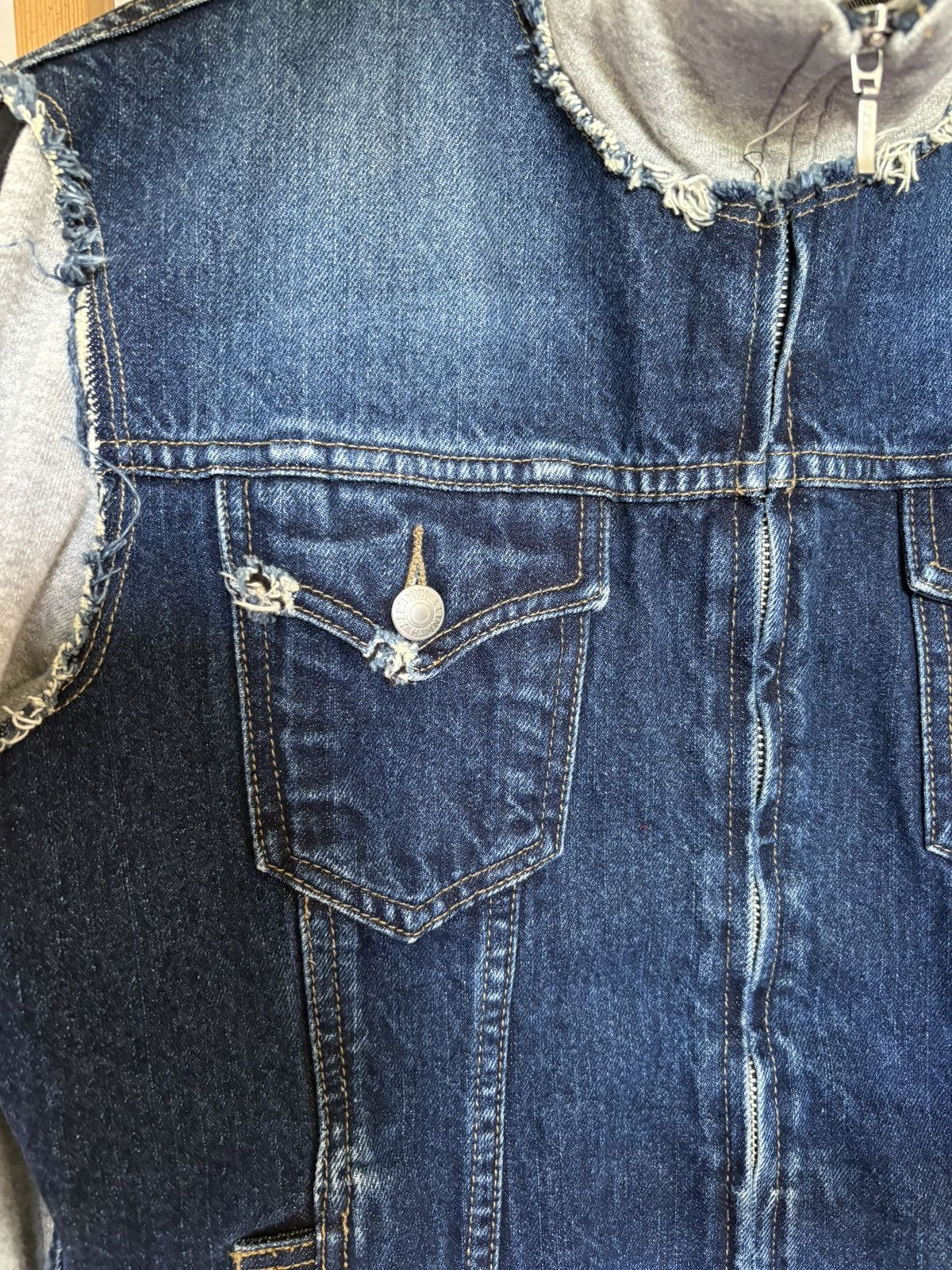 Designer Katharine hamnett london denim jacket Size US L / EU 52-54 / 3 - 7 Thumbnail