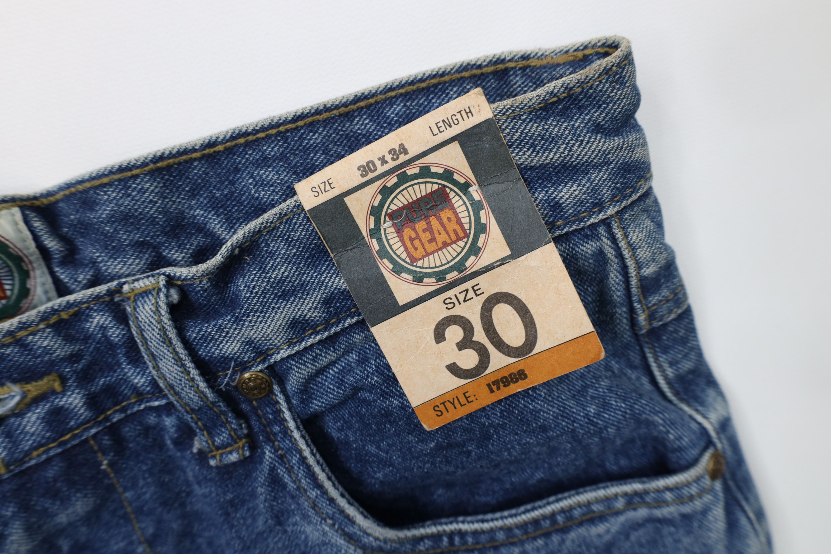 Vintage Deadstock Vintage 90s Streetwear Fit Skateboard Denim Jeans Size US 30 / EU 46 - 5 Thumbnail