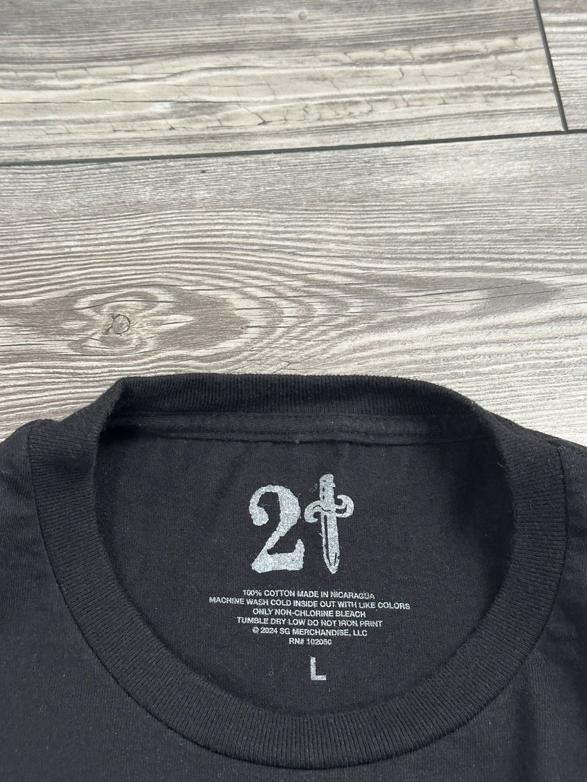 Rap Tees 21 Savage American Dream Tour T Shirt Size US L / EU 52-54 / 3 - 5 Thumbnail