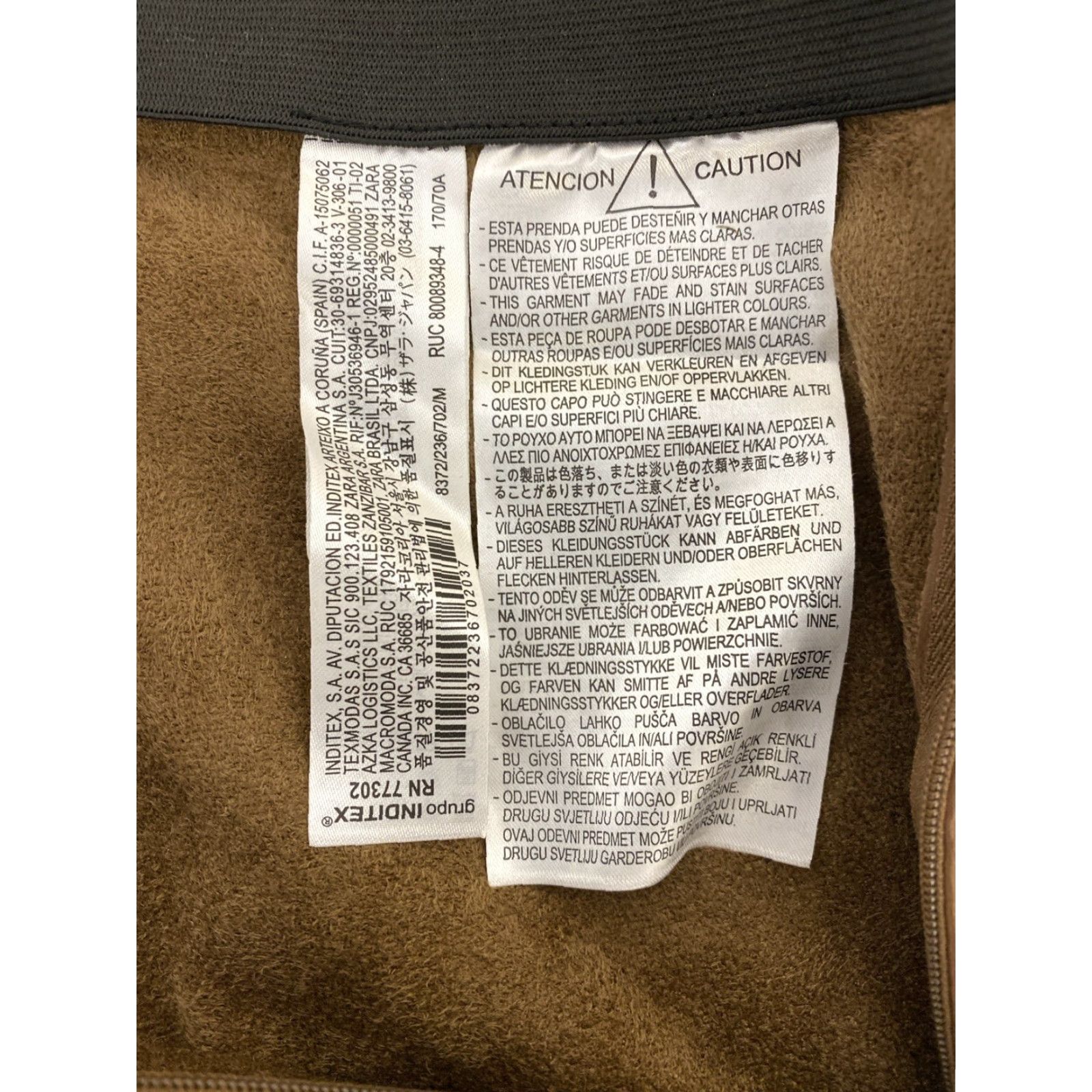 Zara NWOT Zara Faux Leather Hi-Rise Leggings Size Medium /Brown Blogger /34-94 Size 32" / US 10 / IT 46 - 8 Thumbnail