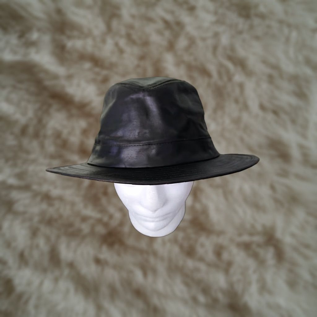 Vintage VINTAGE Henschel Hat Outback Cowboy Camo Hunting Western Rugged Outdoor XL Brown Otter Waxed Cotton blend Fedora Men Size ONE SIZE - 1 Thumbnail
