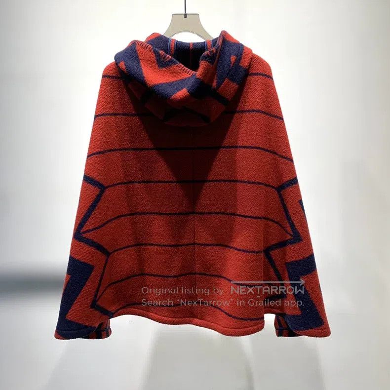 Louis Vuitton Louis Vuitton Wool striped cloak Size US XXS / EU 40 - 6 Thumbnail