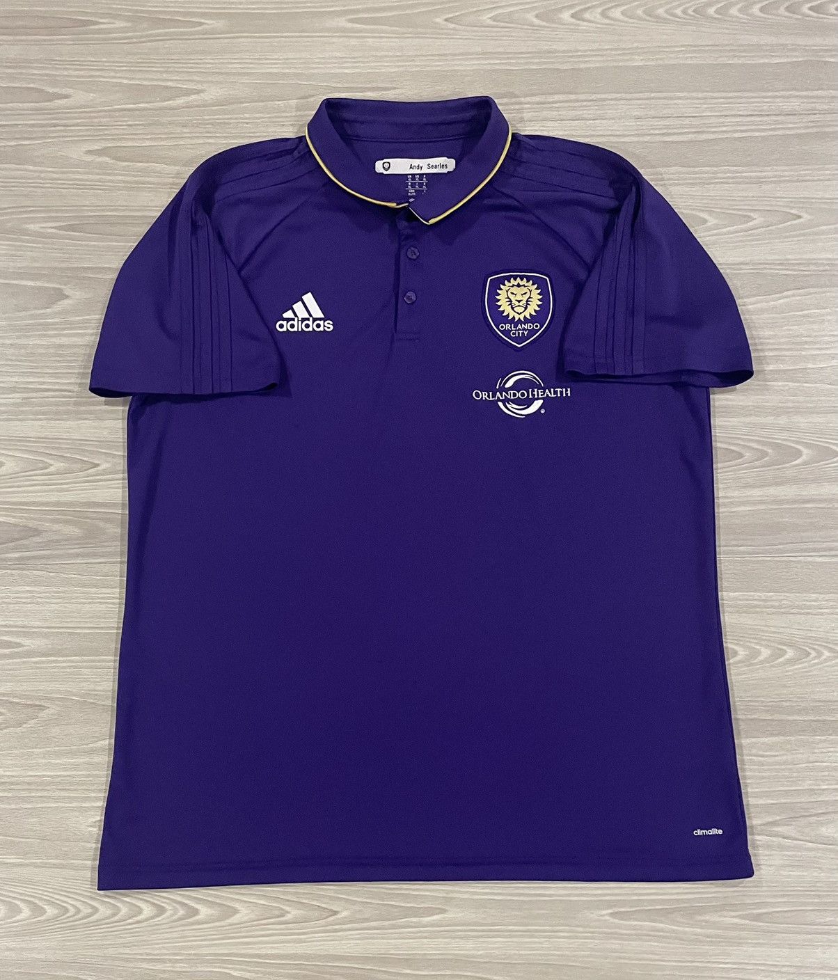 Adidas Adidas 2015/16 FC Orlando City MLS Soccer Jersey Men’s XL Size US XL / EU 56 / 4 - 1 Thumbnail