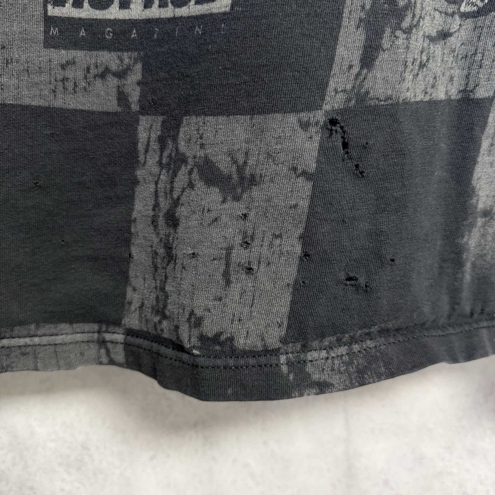 Other Hot Rod Clothing T Shirt Mens Medium Faded Black All Over Pr Size US M / EU 48-50 / 2 - 5 Thumbnail
