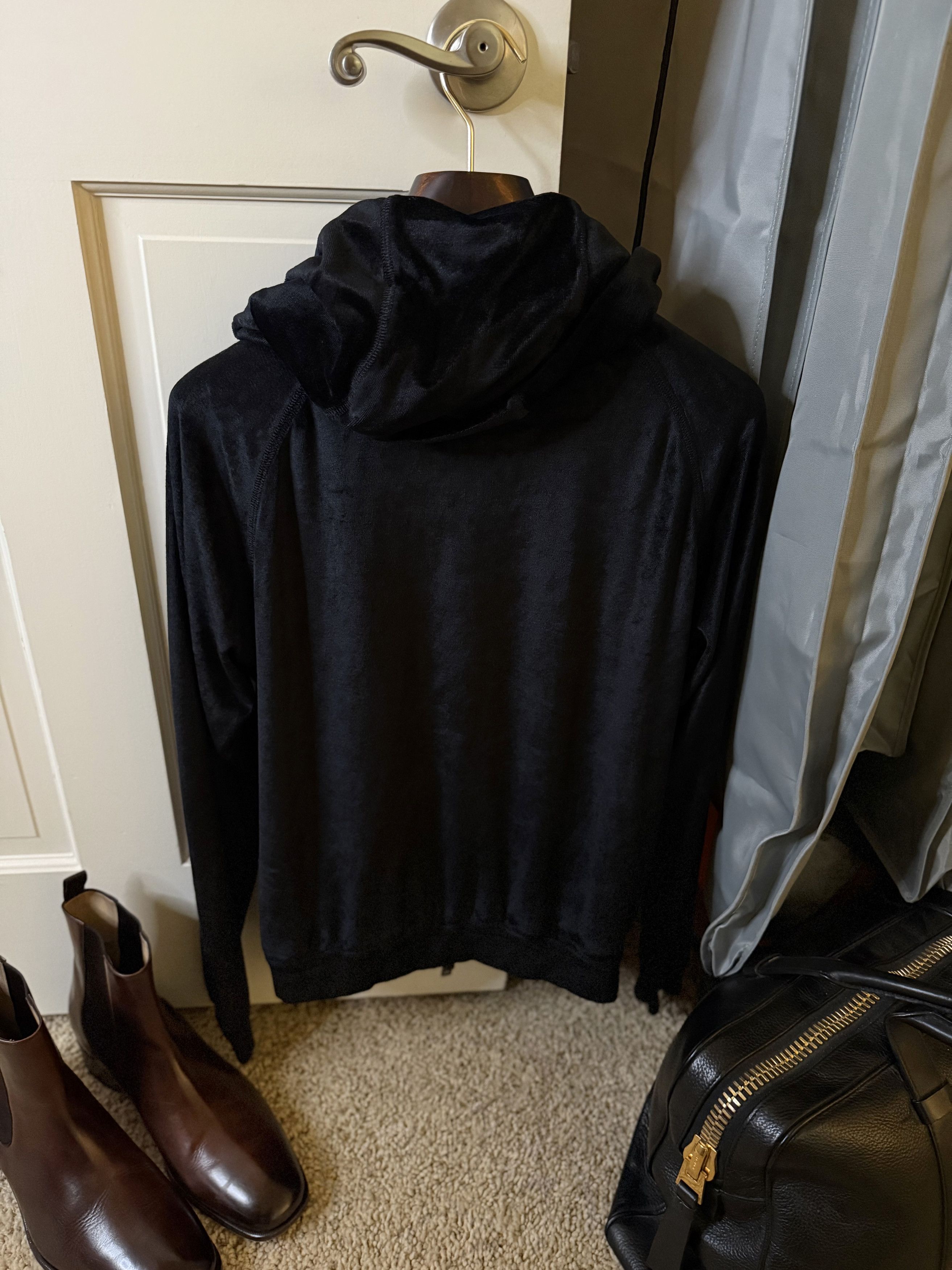 Tom Ford Best Dressed $1,850 w/Tax Leather Accents Double Zip Hoodie Size US M / EU 48-50 / 2 - 20 Thumbnail