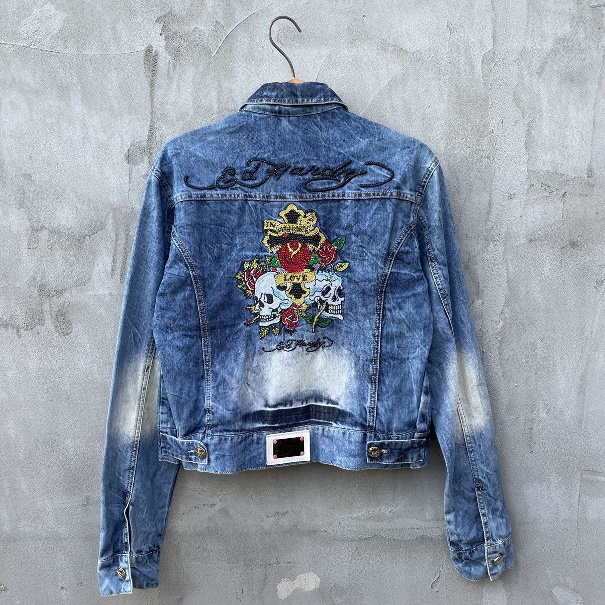 Christian Audigier × Ed Hardy Vintage Ed Hardy Denim Jacket Size M / US 6-8 / IT 42-44 - 1 Thumbnail