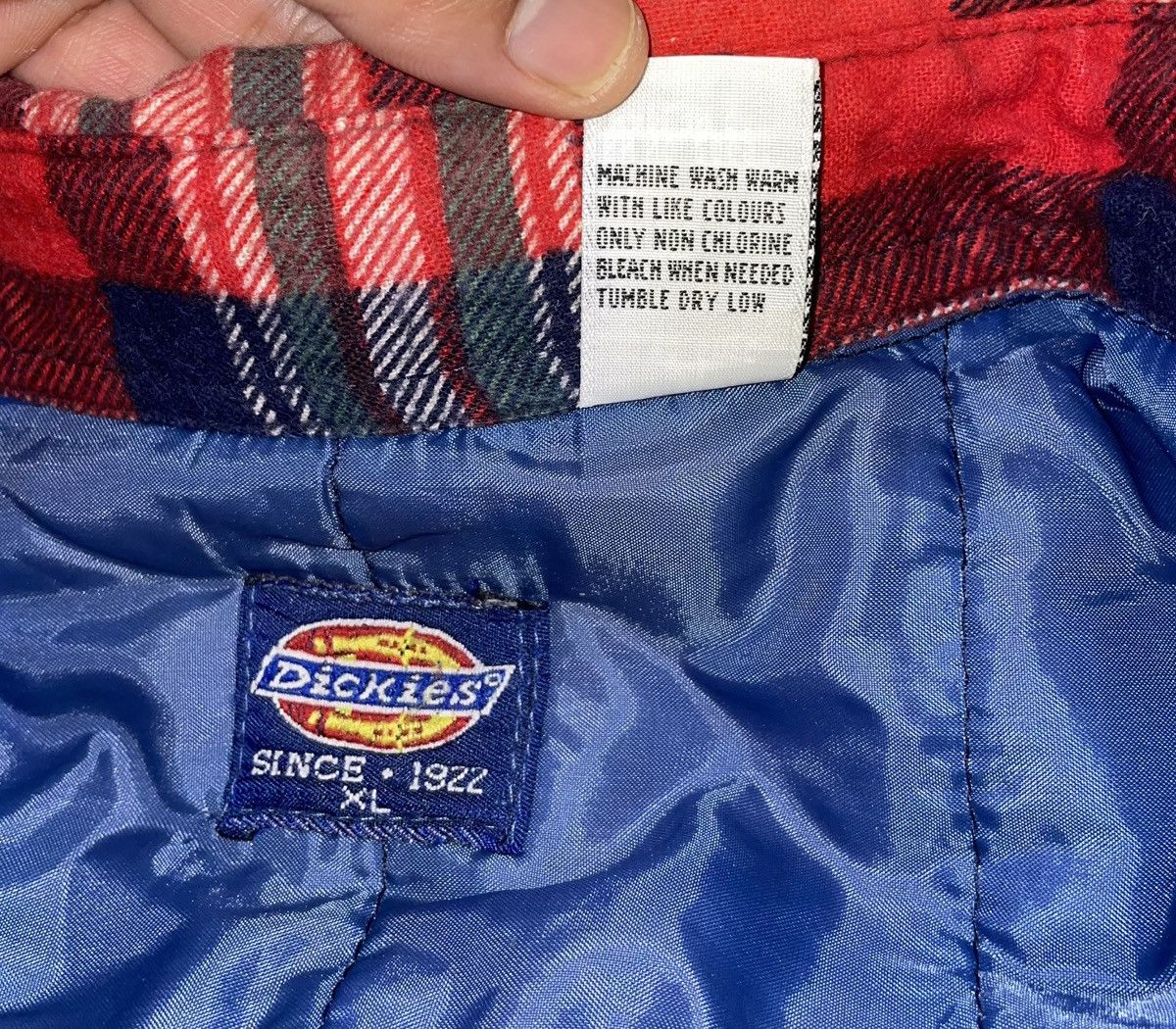 Dickies Dickies Quilted Flannel Shirt Size US XL / EU 56 / 4 - 9 Thumbnail