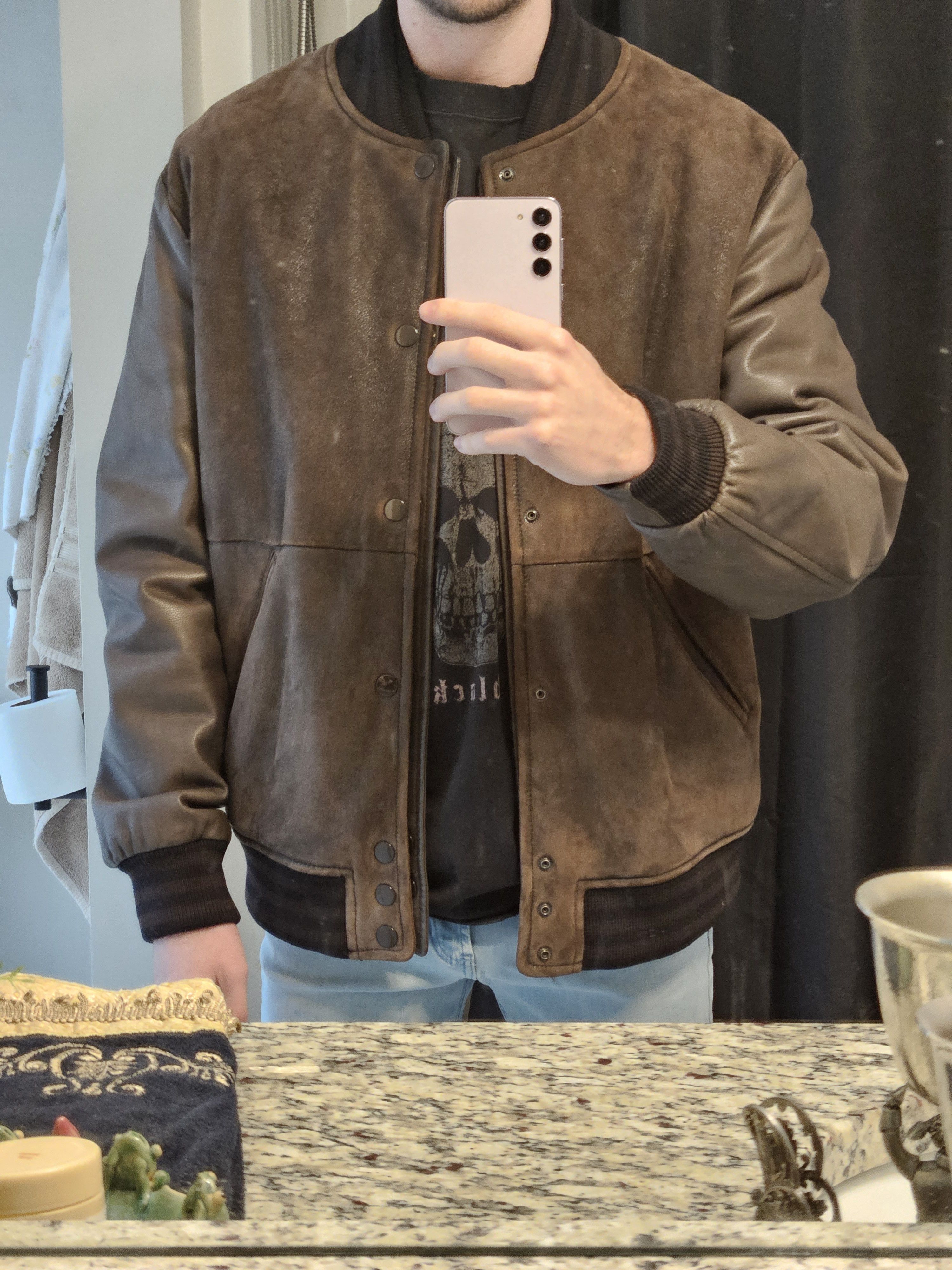 Givenchy Riccardo Tisci Lambskin Leather Bomber Vest Double Jacket Size US L / EU 52-54 / 3 - 20 Thumbnail