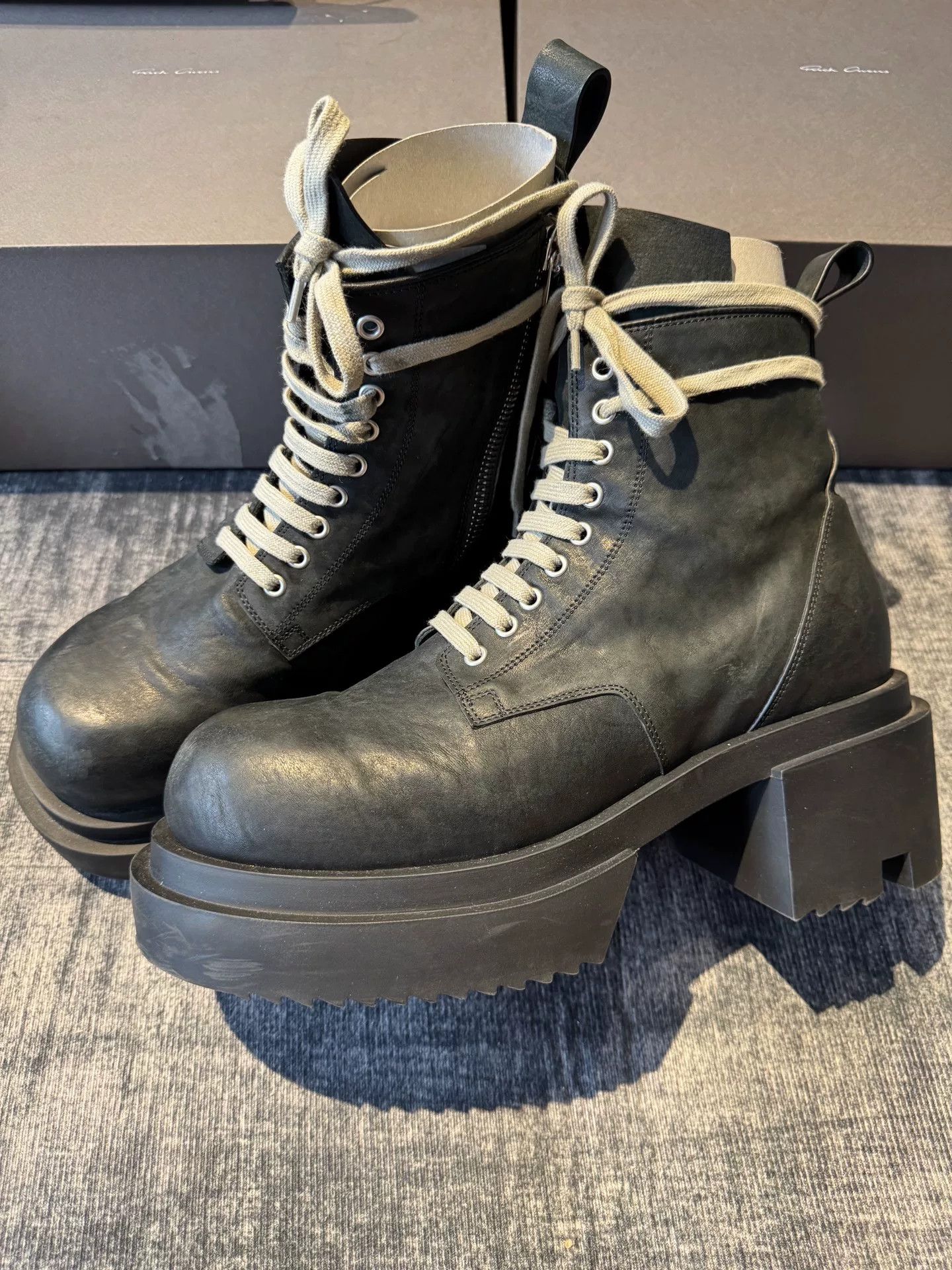 Rick Owens Rick Owens Retro Boots 24 Men Size US 10 / EU 43 - 1 Thumbnail