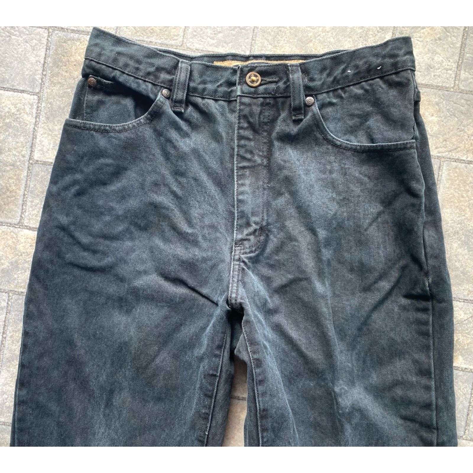 Anchor Blue VINTAGE Anchor Blue Jeans Relaxed Men 30x34 Black Hong Kong VTG Size US 30 / EU 46 - 4 Thumbnail