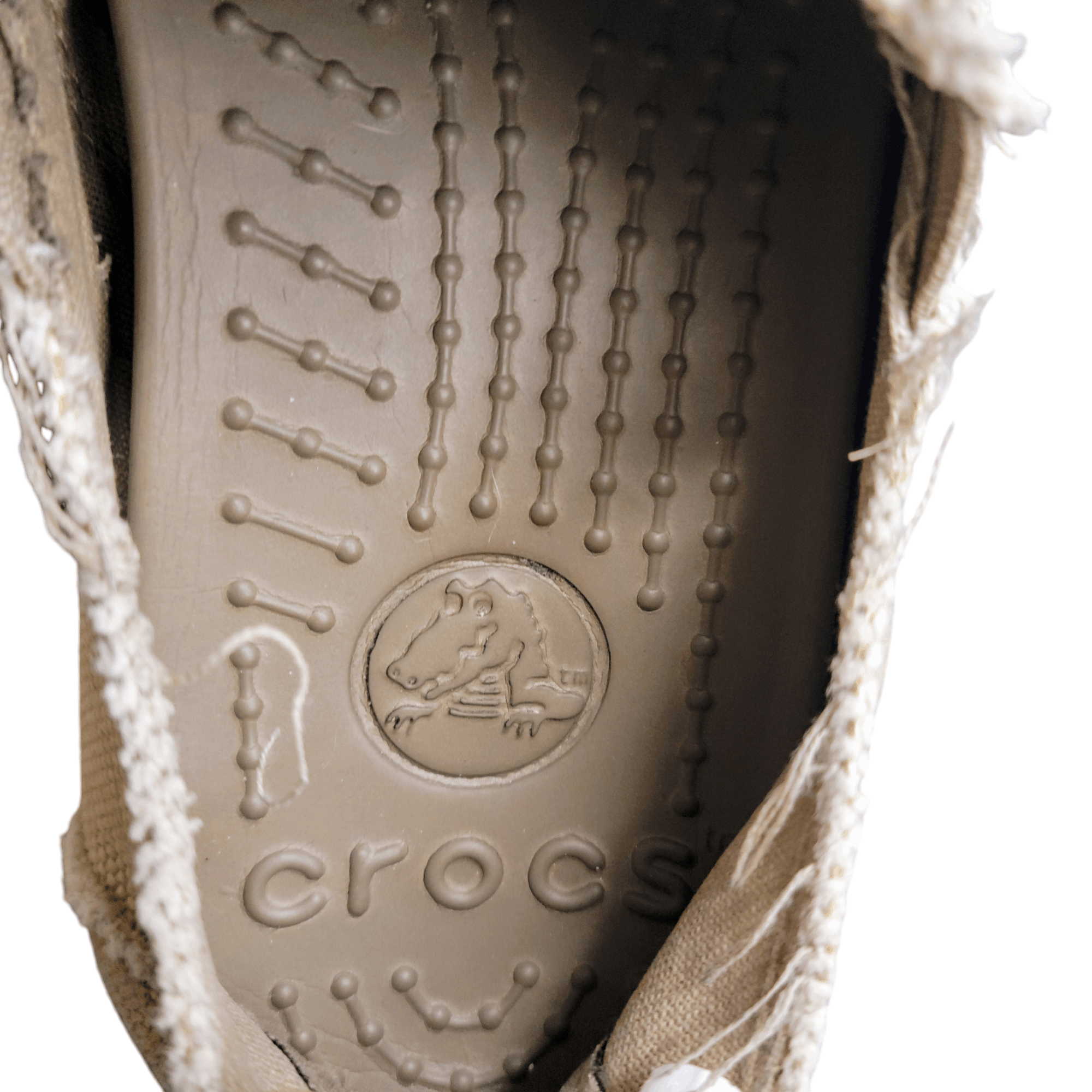 Crocs Crocs 10128 Santa Cruz Slip On Shoes Loafers Canvas Khaki Size US 8 / EU 41 - 8 Thumbnail