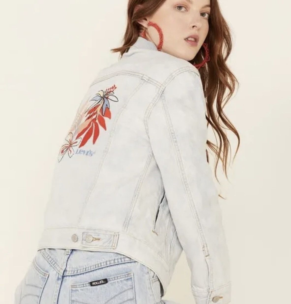 Levi's Levi’s Ladies Ex Boyfriend Tricker Denim Jacket Size L / US 10 / IT 46 - 3 Thumbnail