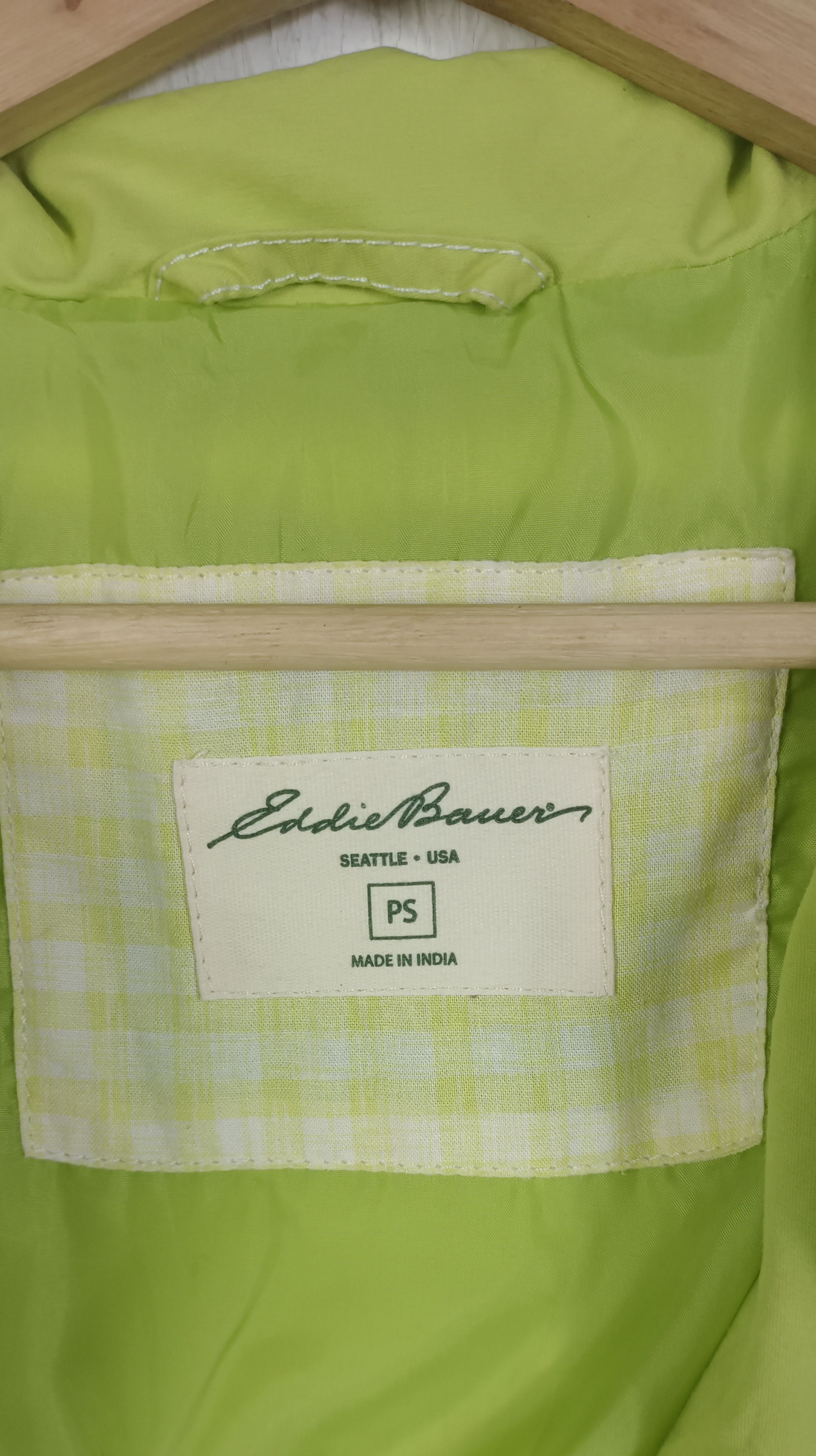 Eddie Bauer Eddie Bauer Seattle USA Lime Green Trench Coat Size S / US 4 / IT 40 - 12 Thumbnail