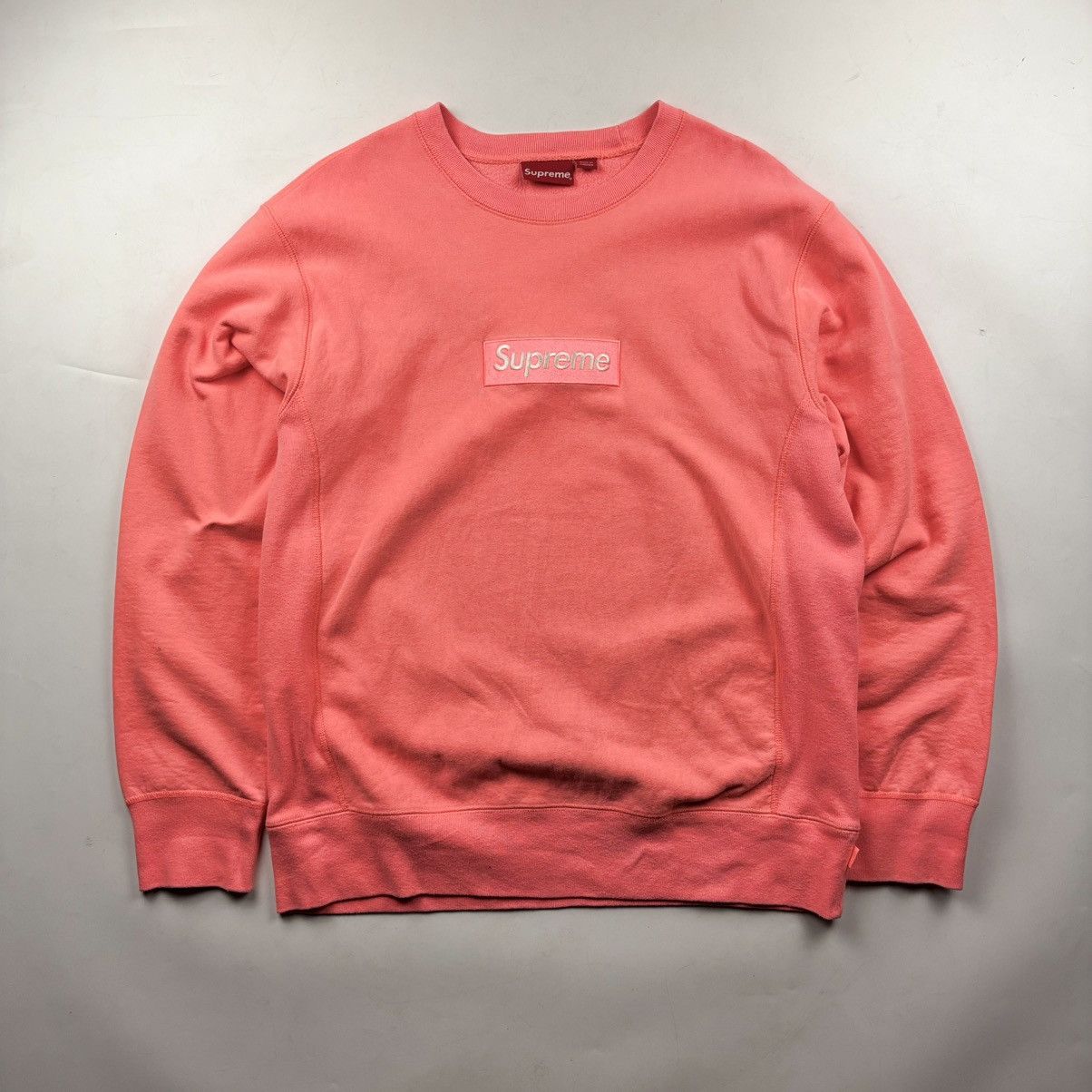 Supreme Supreme Flourescent Pink Box Logo Size US L / EU 52-54 / 3 - 1 Thumbnail