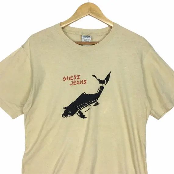 Guess Vtg GUESS JEANS USA Koi Fish Graphic Tee Shirt Asap Size US S / EU 44-46 / 1 - 7 Thumbnail