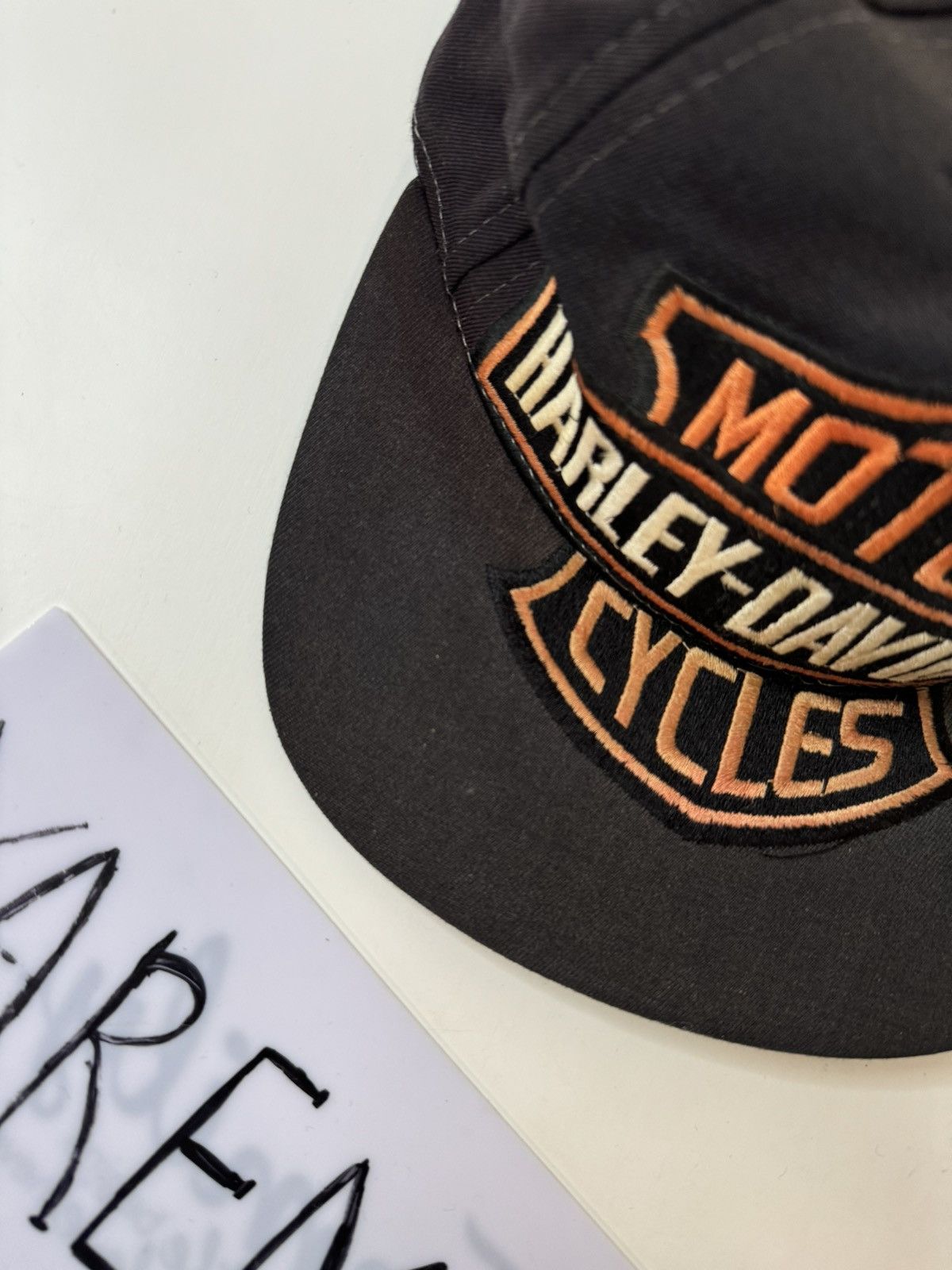 Vintage Harley Davidson 3D logo vintage rare cap hat Size ONE SIZE - 4 Thumbnail