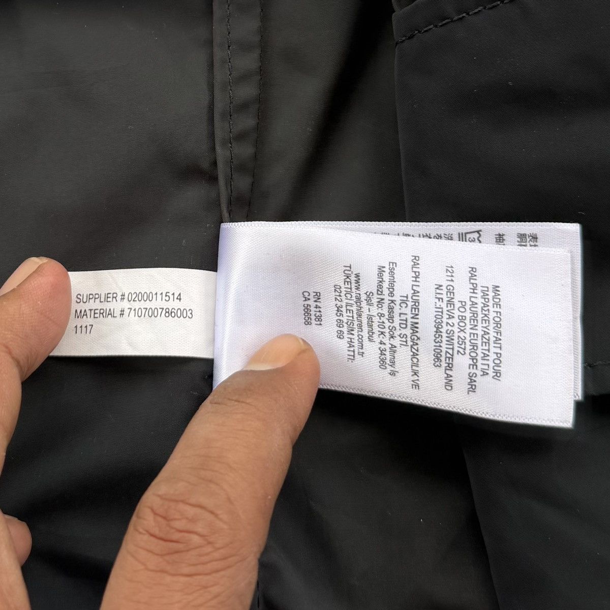 Polo Ralph Lauren Polo Ralph Lauren Black Poly Shell M-65 Field Jacket Size US XL / EU 56 / 4 - 19 Thumbnail