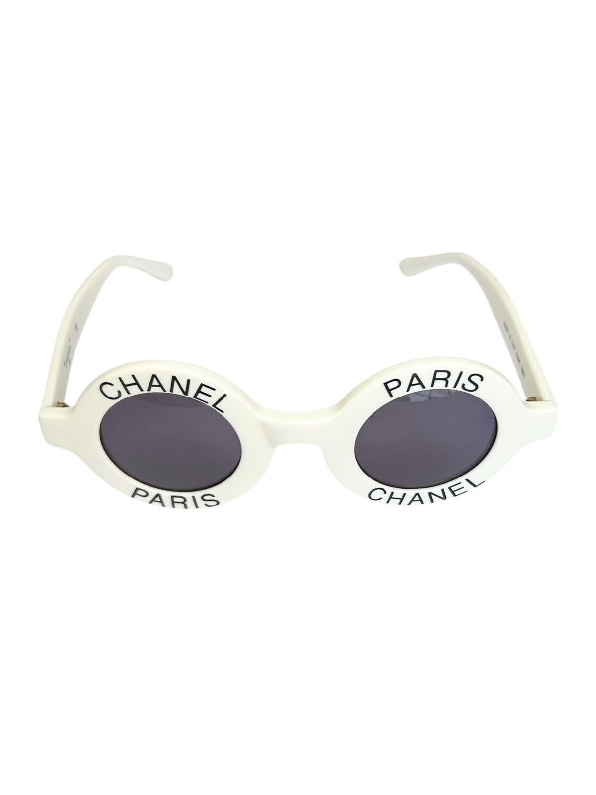 Chanel S/S 93 Round Logo Sunglasses Size ONE SIZE - 4 Thumbnail