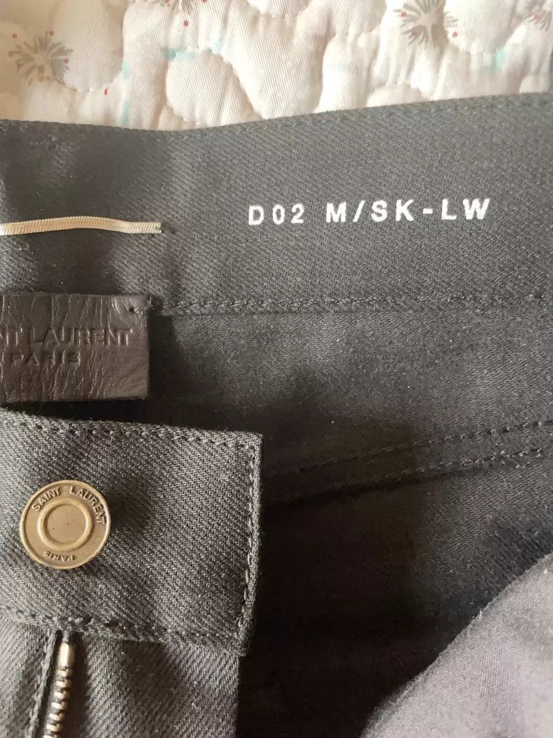 Saint Laurent Paris Saint Laurent Paris D02 side cowhide woven jeans-2506 Size US 28 / EU 44 - 4 Thumbnail