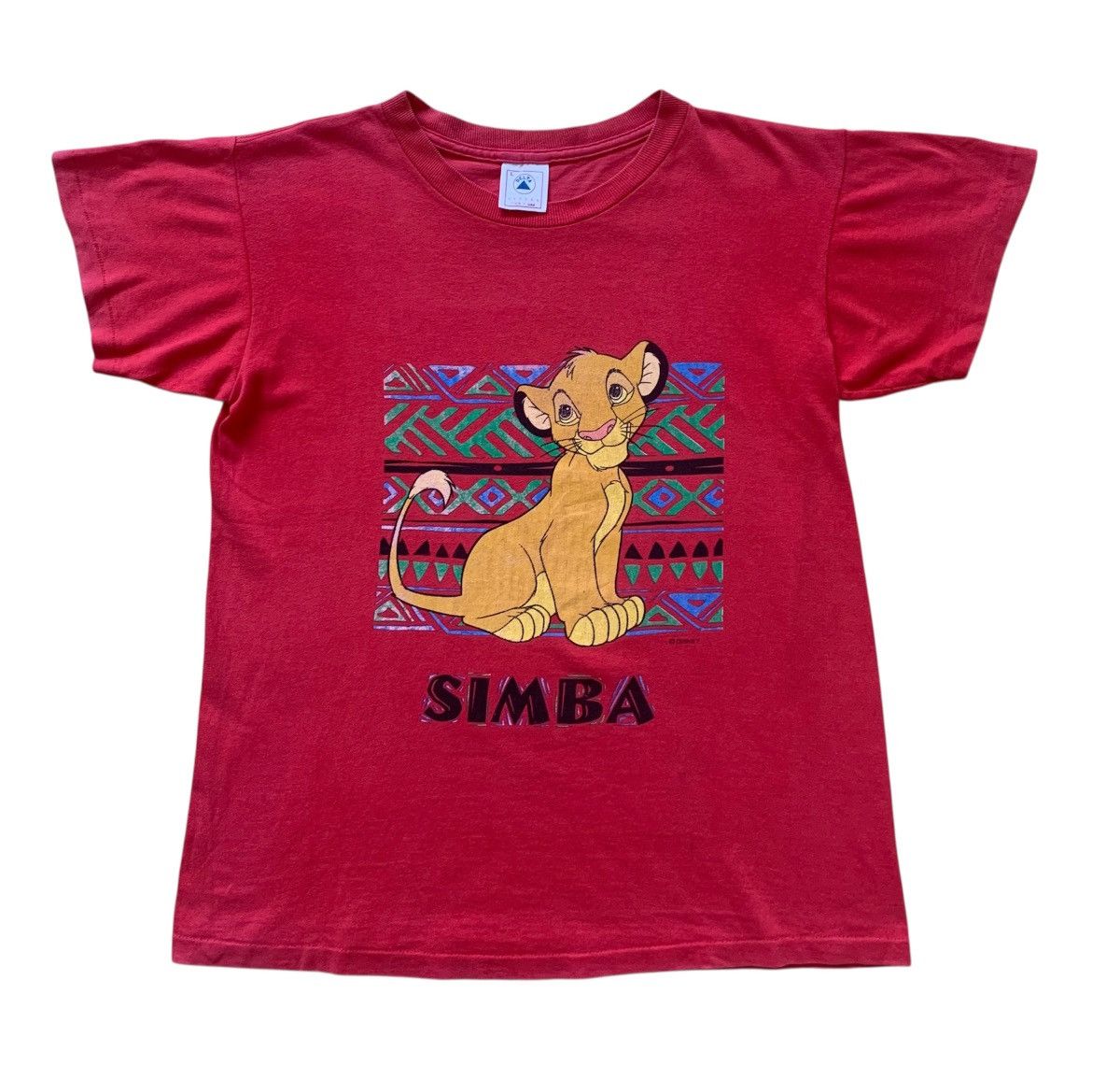 Disney × Vintage Vintage 90s Simba The Lion King Movie, Size L For Youth Tee Size US L / EU 52-54 / 3 - 1 Thumbnail
