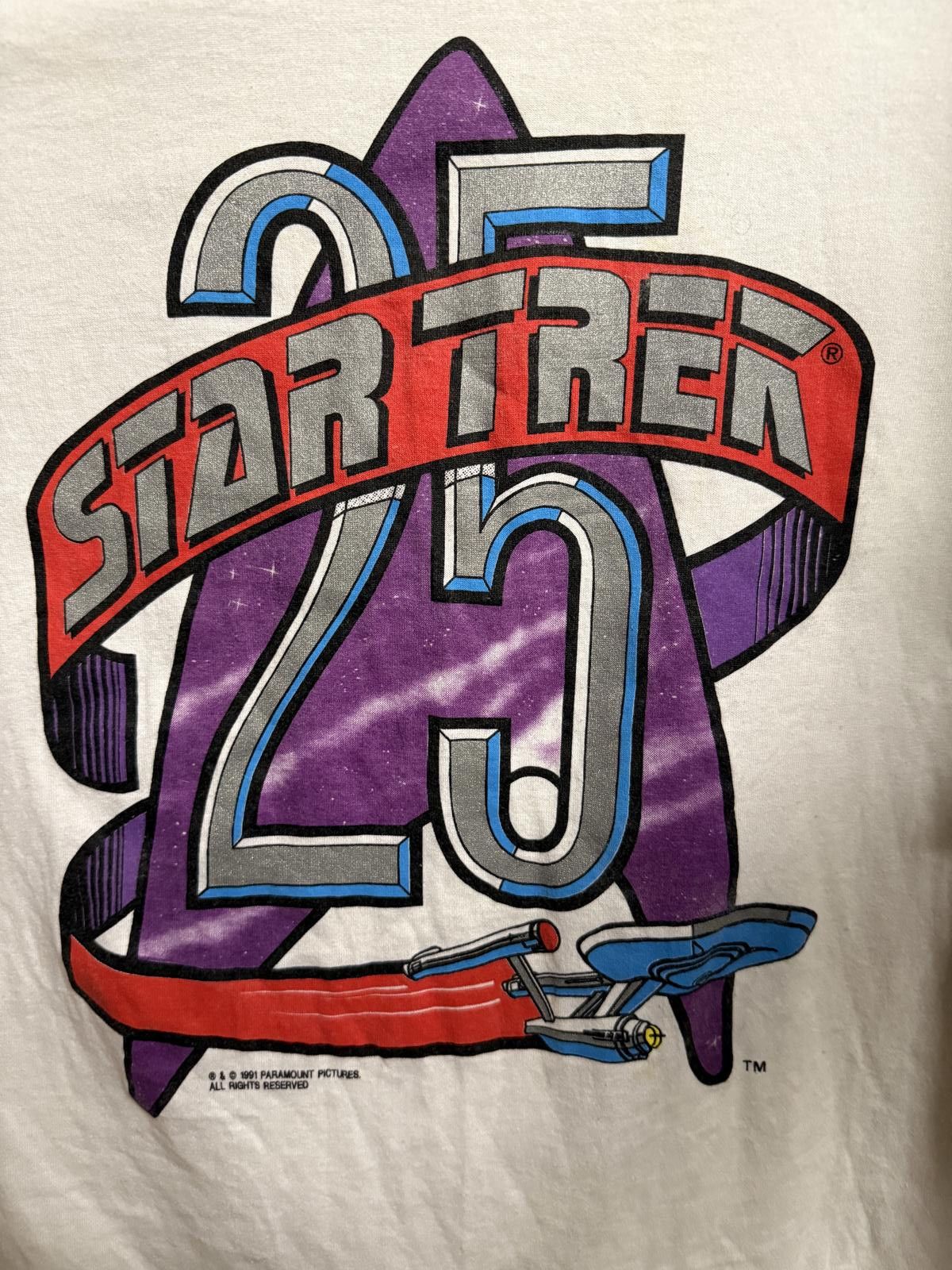 Other VTG Star Trek T-shirt 1991 25th Silver Anniversary Tee XXL Size US XXL / EU 58 / 5 - 4 Thumbnail