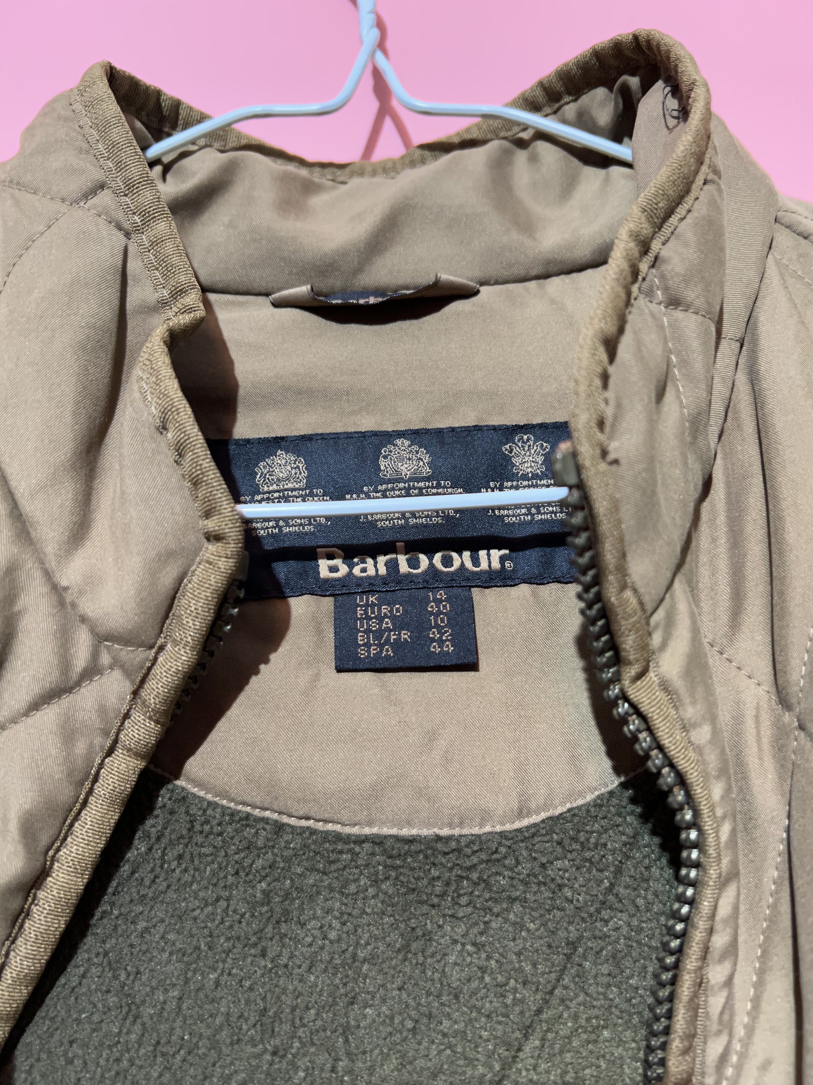 Barbour Barbour beige L892 quilted jacket women’s coat winter Size L / US 10 / IT 46 - 4 Thumbnail