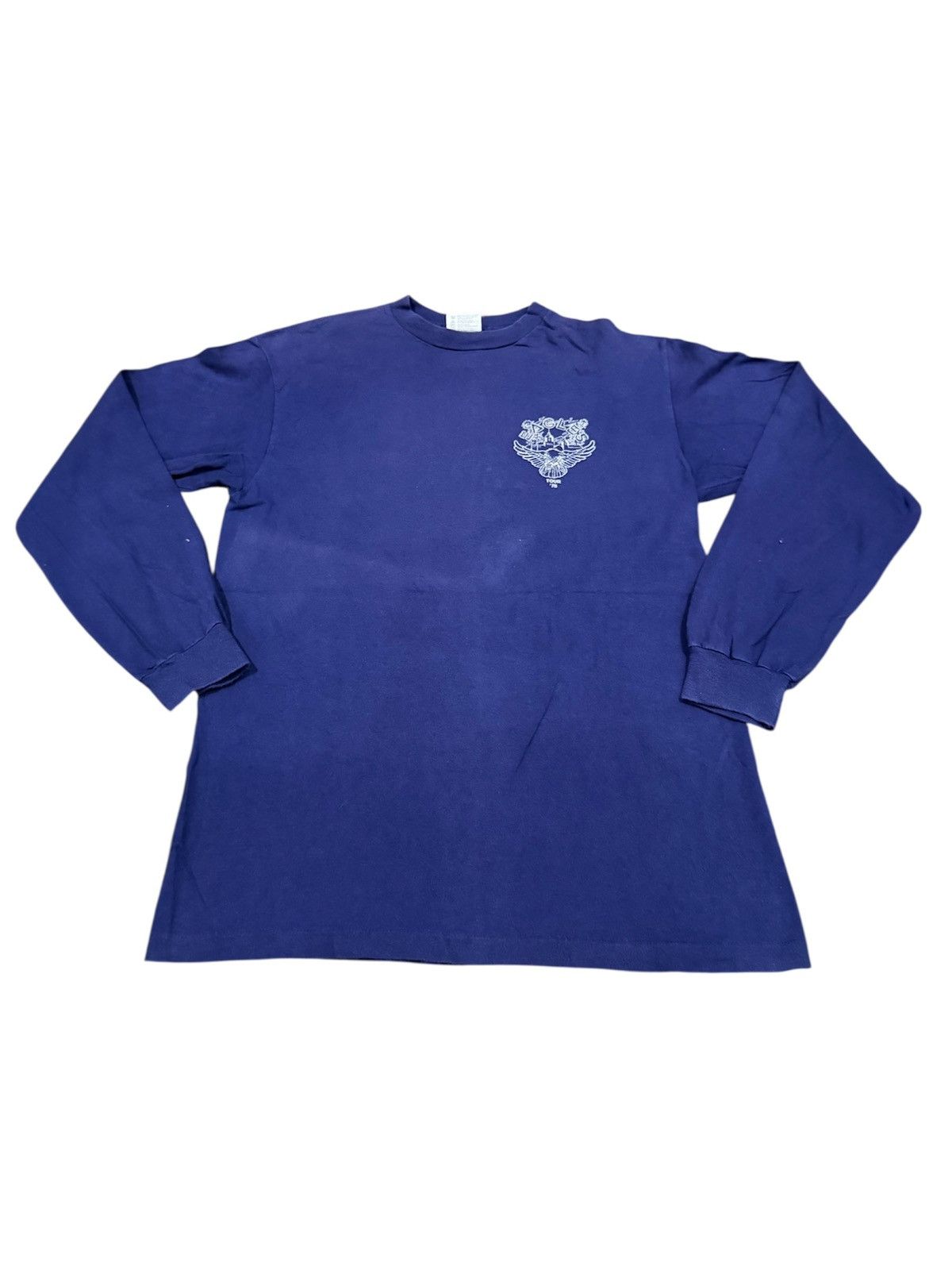 Band Tees Vintage Rock Band The Eagles Tour 78 Navy Blue Long Sleeve Size US M / EU 48-50 / 2 - 2 Thumbnail