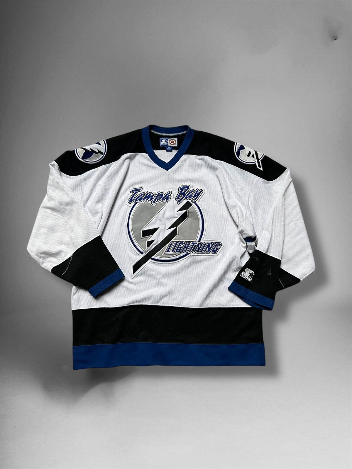 NHL × Starter Tempa Bay Lightning NHL White Jersey Size US M / EU 48-50 / 2 - 1 Thumbnail
