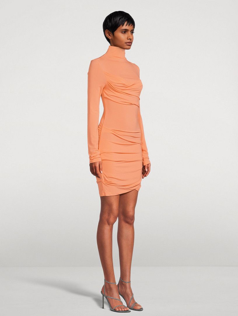 Off-White o1y1125 Midi Dress in Mandarin Size L / US 10 / IT 46 - 4 Thumbnail