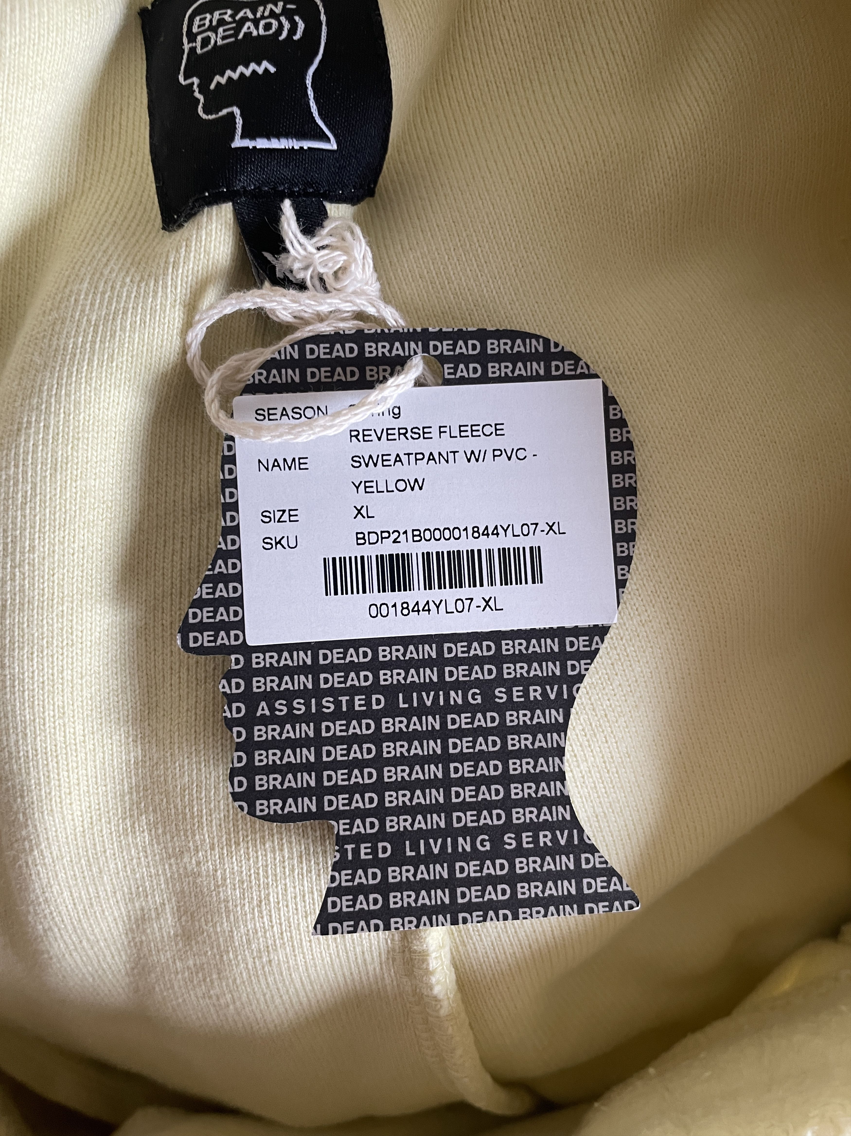 Brain Dead BNWT Brain Dead Reverse Fleece Sweatpants Size XL Size US 36 / EU 52 - 8 Thumbnail