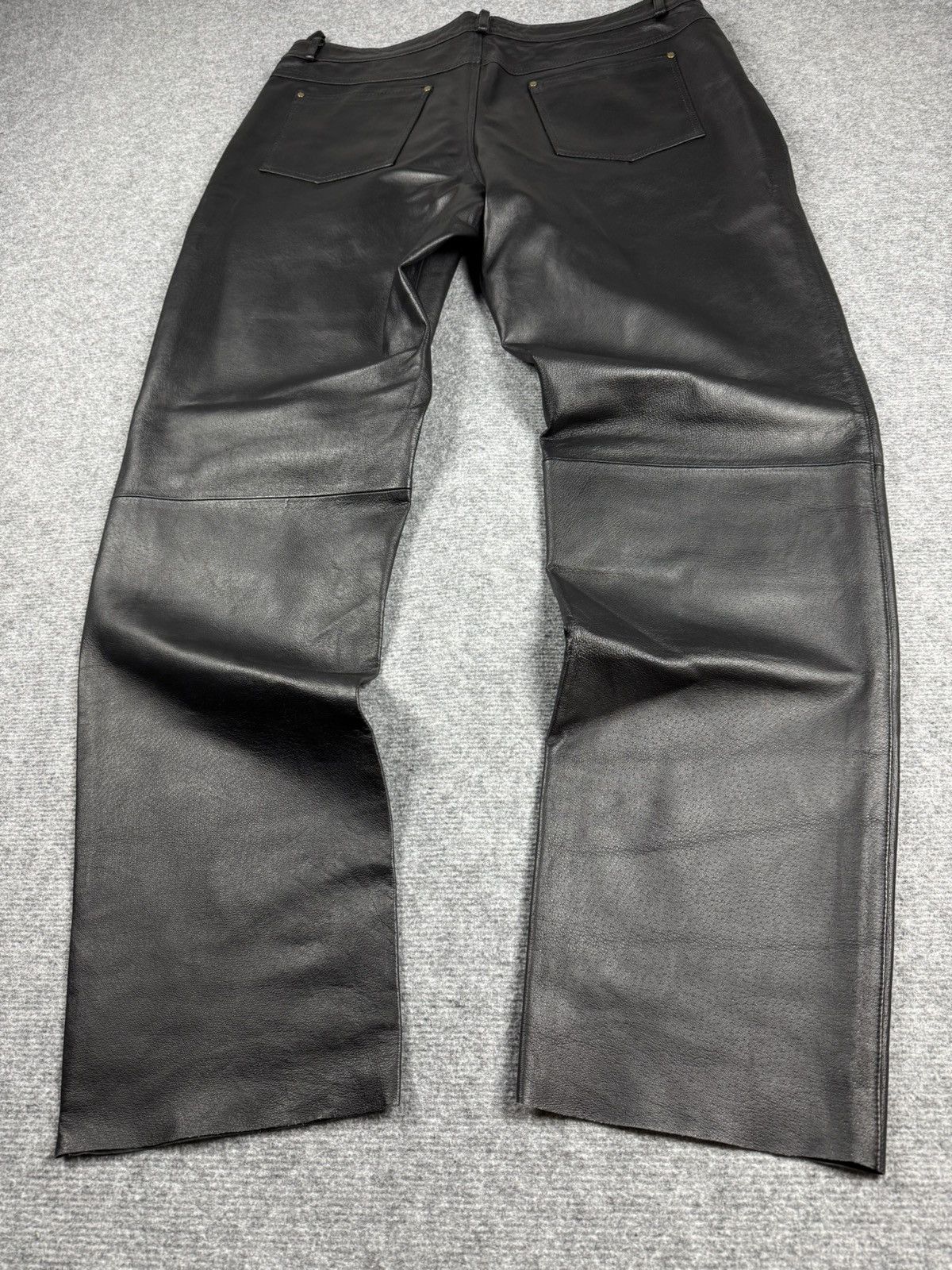 Alternative avant garde leather pants