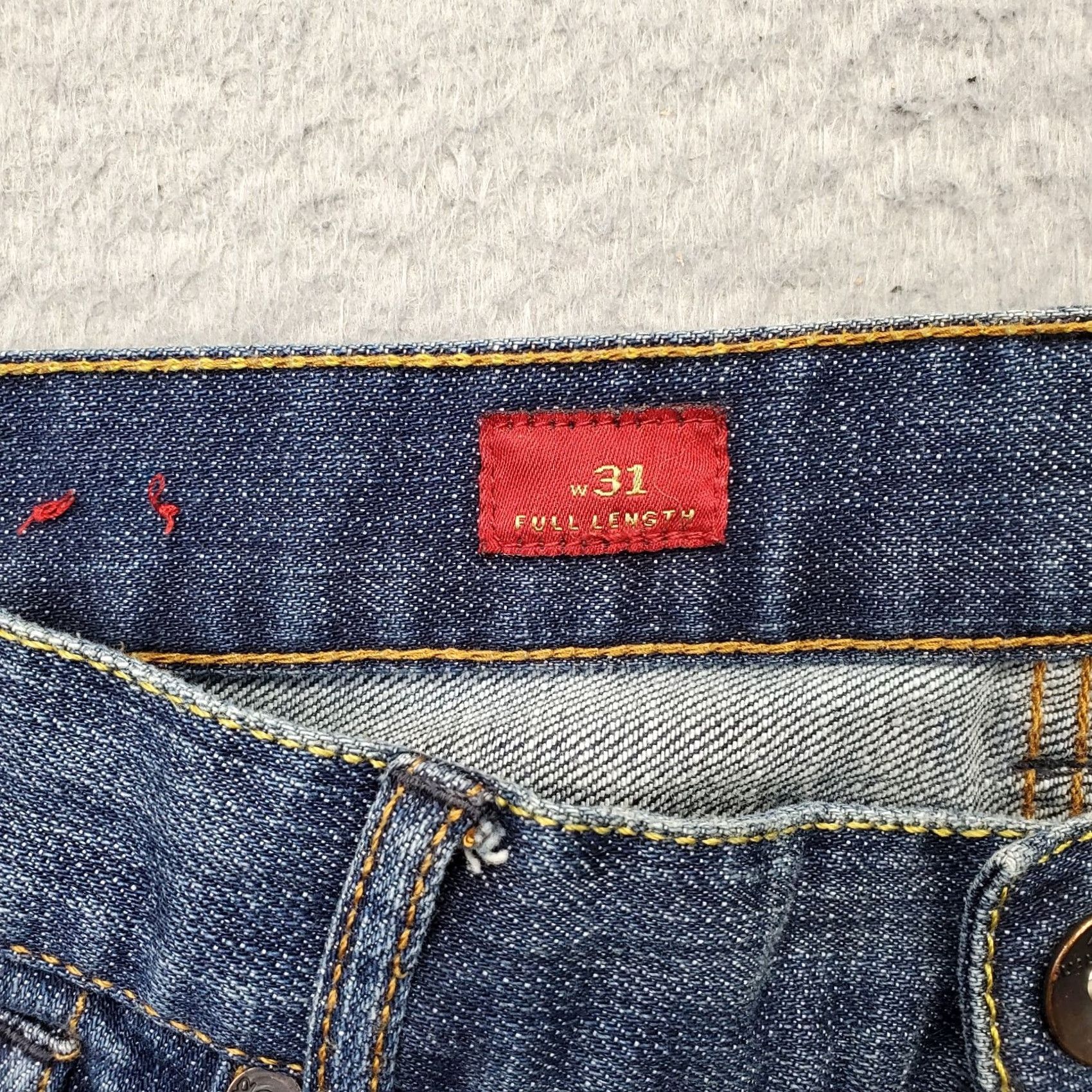 Denime X2 Womens Size 8 Bootcut Jeans Blue Denim Stretch Full Length 28.75 Inseam 5-Pocket Solid Vintage: No Size 30" / US 8 / IT 44 - 7 Thumbnail