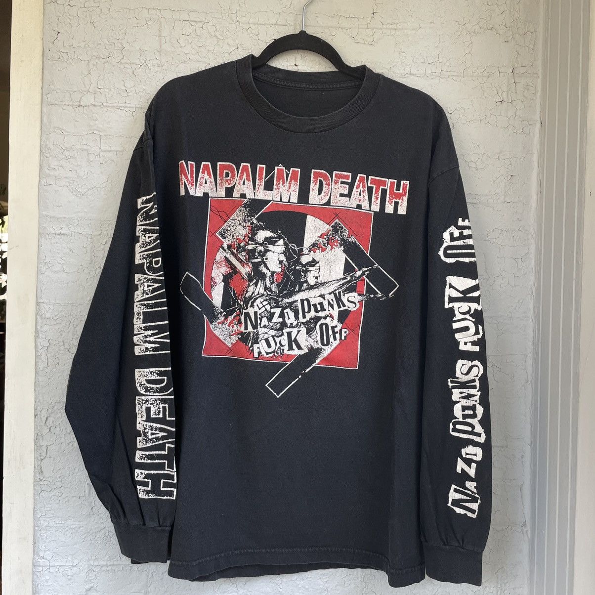 Vintage Vintage Napalm Death Band shirt Size US XL / EU 56 / 4 - 1 Thumbnail