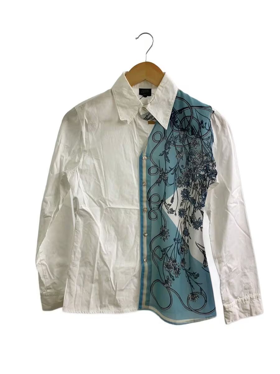 Jean Paul Gaultier Archive Asymmetrical Floral Long Sleeve Shirt Size S / US 4 / IT 40 - 1 Thumbnail