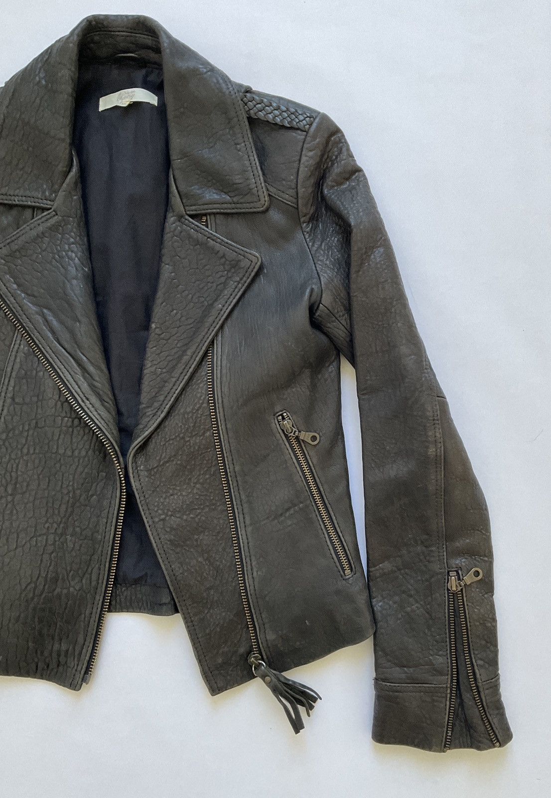 Vintage Black leather Perfecto Size XS / US 0-2 / IT 36-38 - 3 Thumbnail