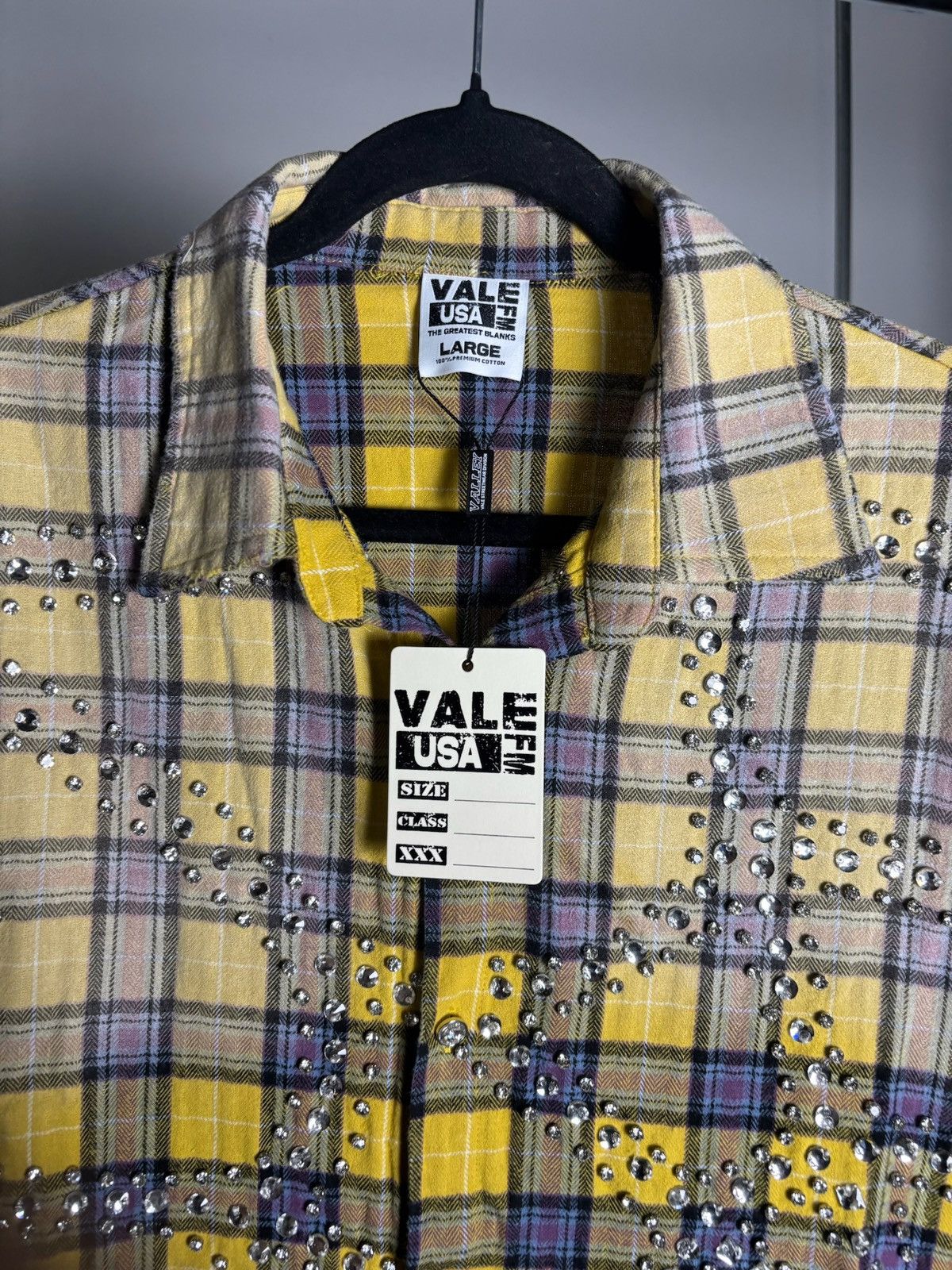 Vale Vale Forever Lemonhead Flannel 'Yellow/Blue' Size US L / EU 52-54 / 3 - 4 Thumbnail