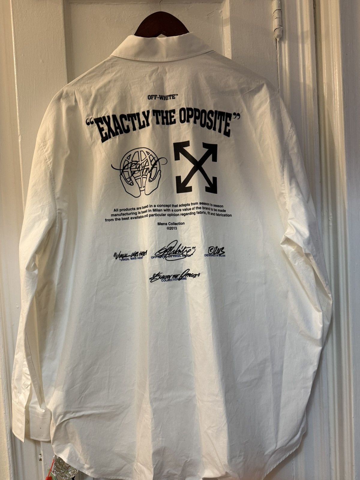 Off-White Off-White Exact Opp cotton shirt Size US M / EU 48-50 / 2 - 12 Thumbnail