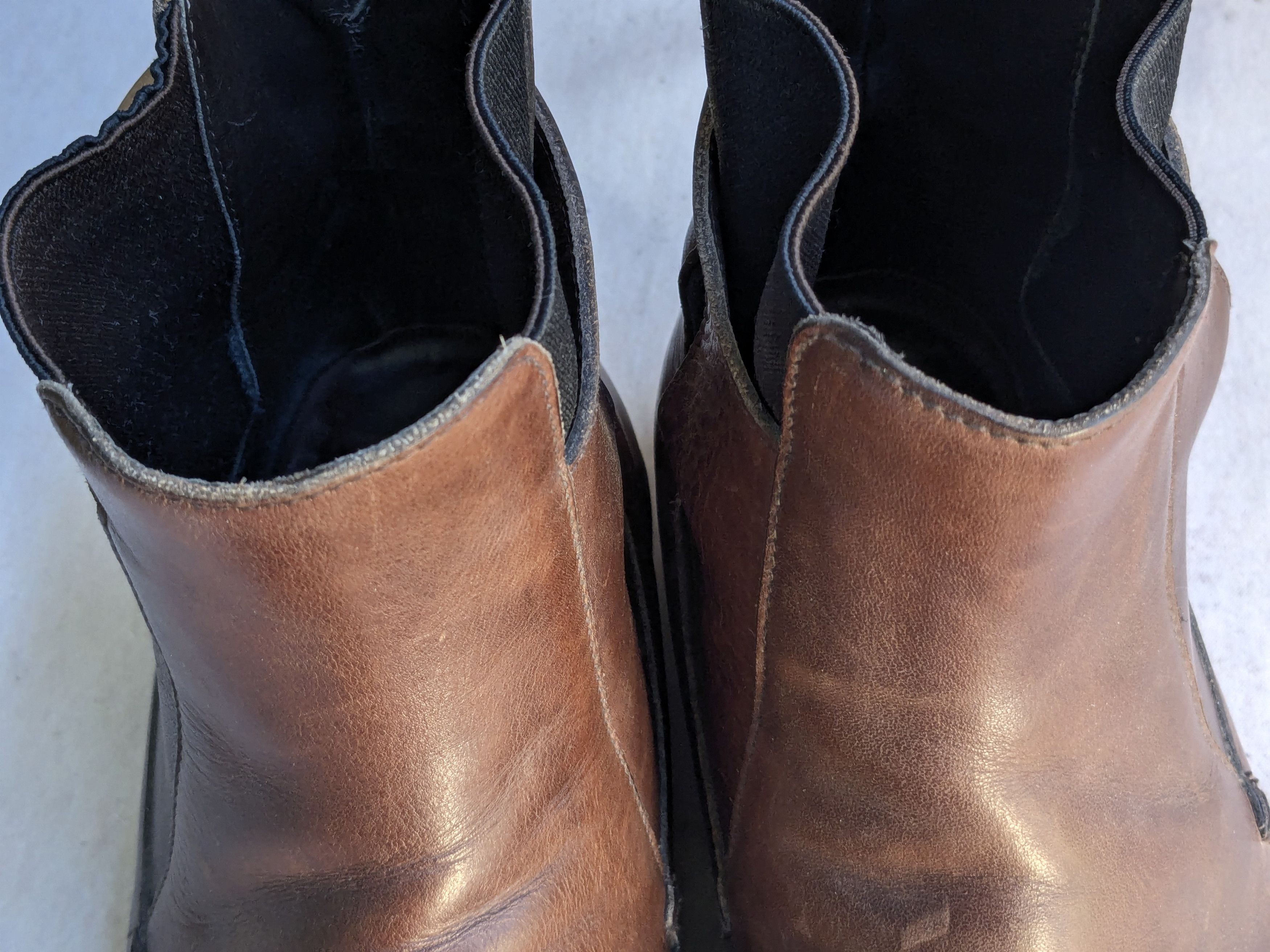 Prada × Vintage Prada Chelsea Boots Brown Leather 11 Y2K Size US 11 / EU 44 - 6 Thumbnail
