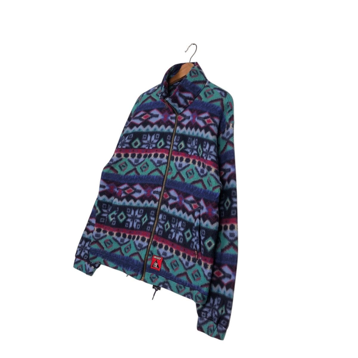 Japanese Brand 📌Vintage Navajo Fleece Half Zipper Jacket Big Field Size US L / EU 52-54 / 3 - 3 Thumbnail