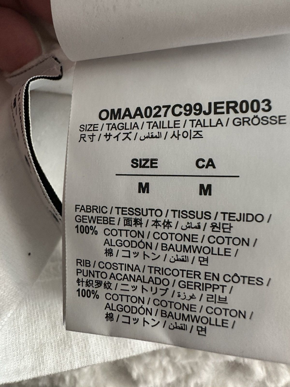 Off-White Off-White Caravaggio Arrow T-Shirt M Size US M / EU 48-50 / 2 - 6 Thumbnail
