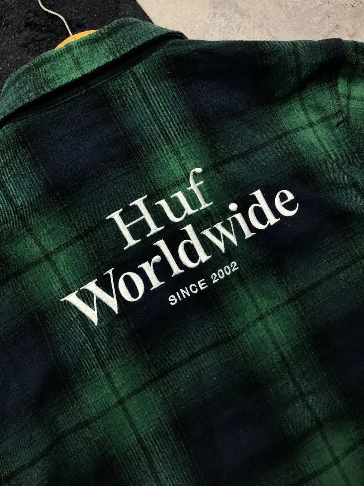 Huf HUF Worldwide Shirt Button Up Checkered Streetwear Big Logo Size US M / EU 48-50 / 2 - 11 Thumbnail