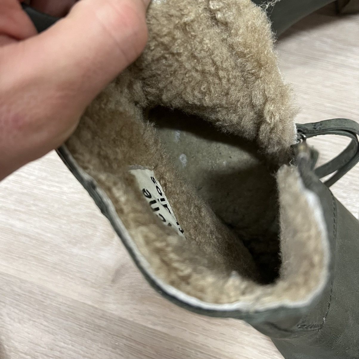 Acne Studios Acne Studios Ankle Boots Shearling Lined Pistol Olive Heels Size US 9 / IT 39 - 15 Thumbnail