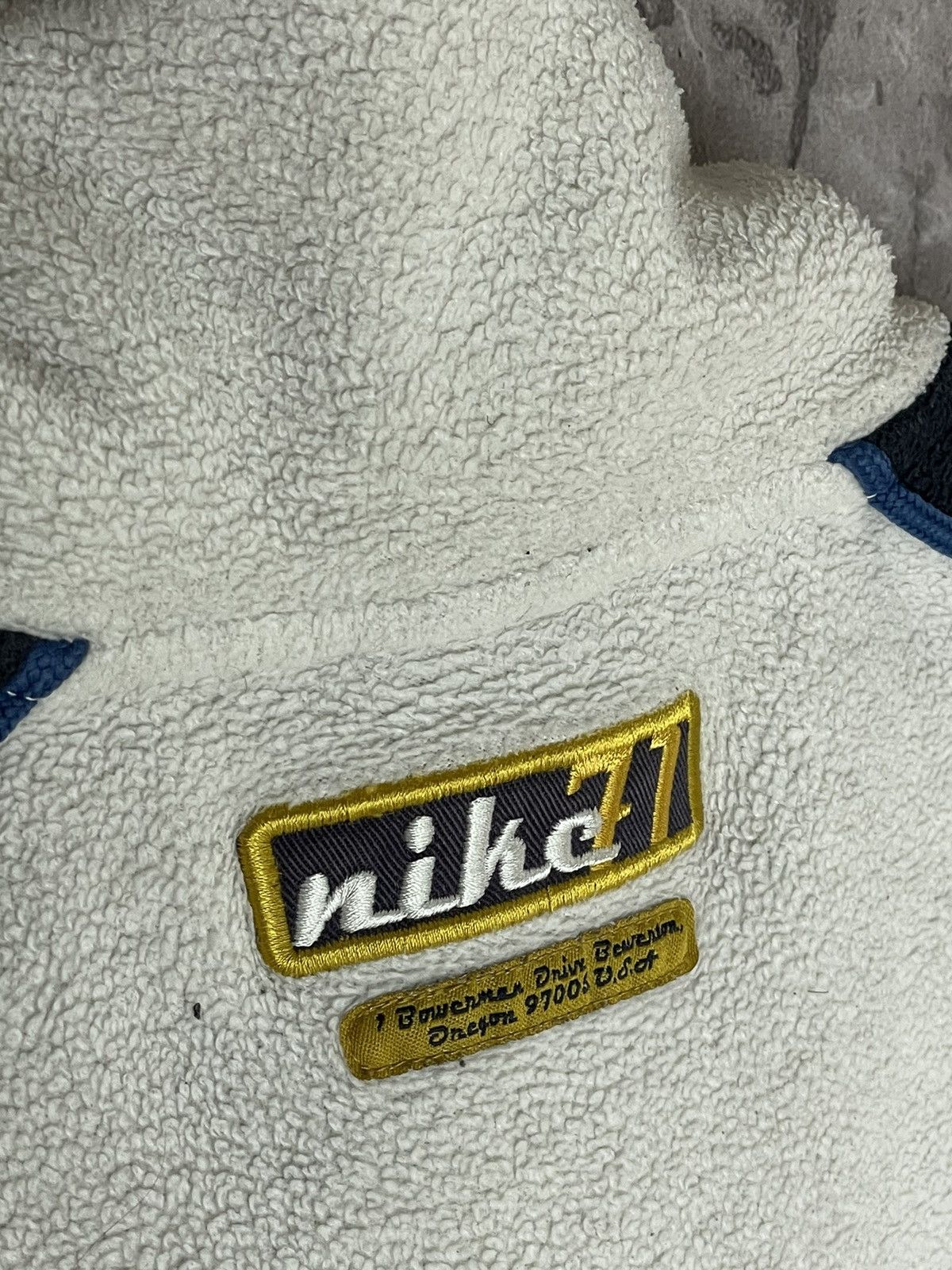 Vintage VINTAGE 90s Nike Rare fleece jacket hoodie big logo Nike Size US S / EU 44-46 / 1 - 10 Thumbnail