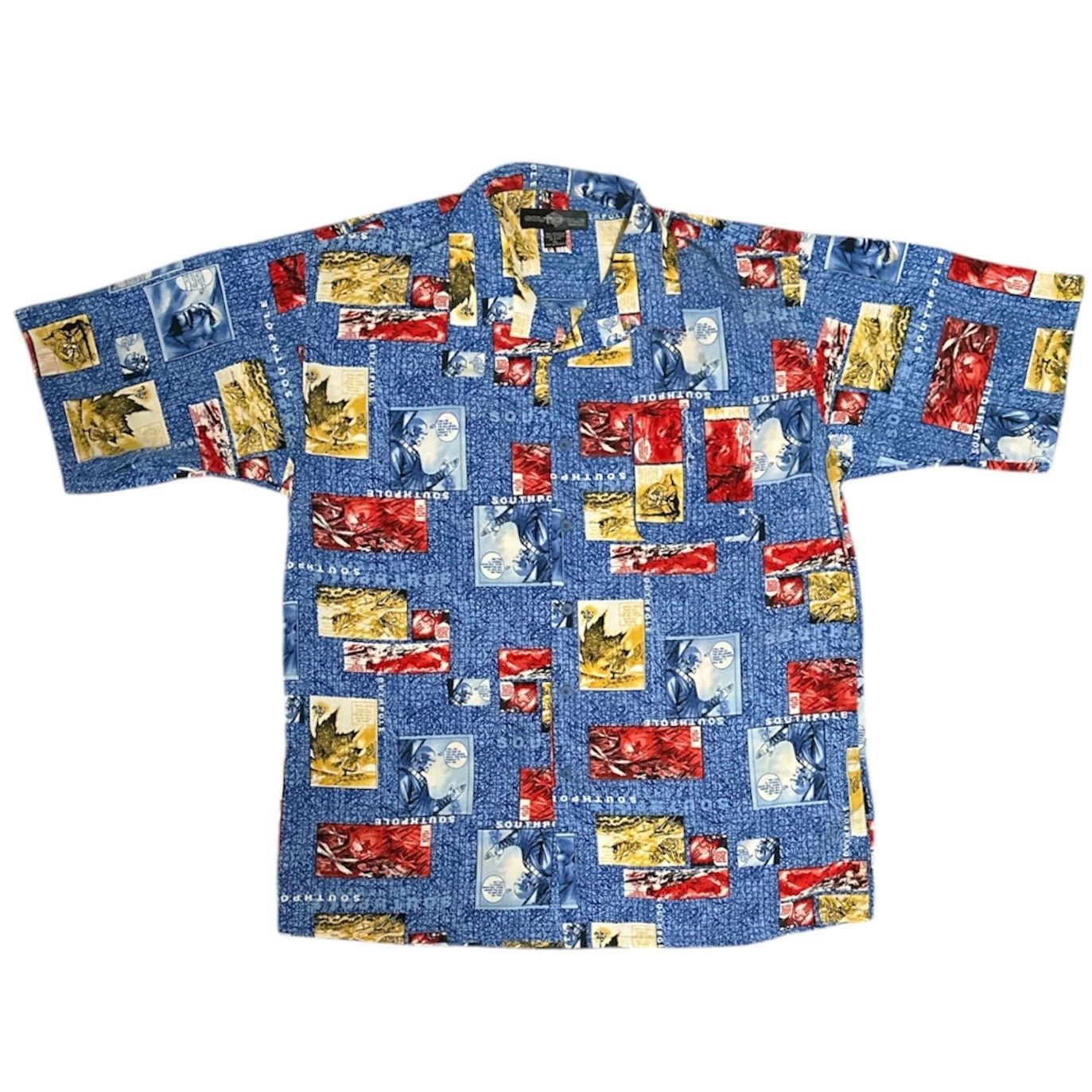 Southpole Vintage Southpole Comic Book Button Down Shirt Size US XL / EU 56 / 4 - 1 Thumbnail