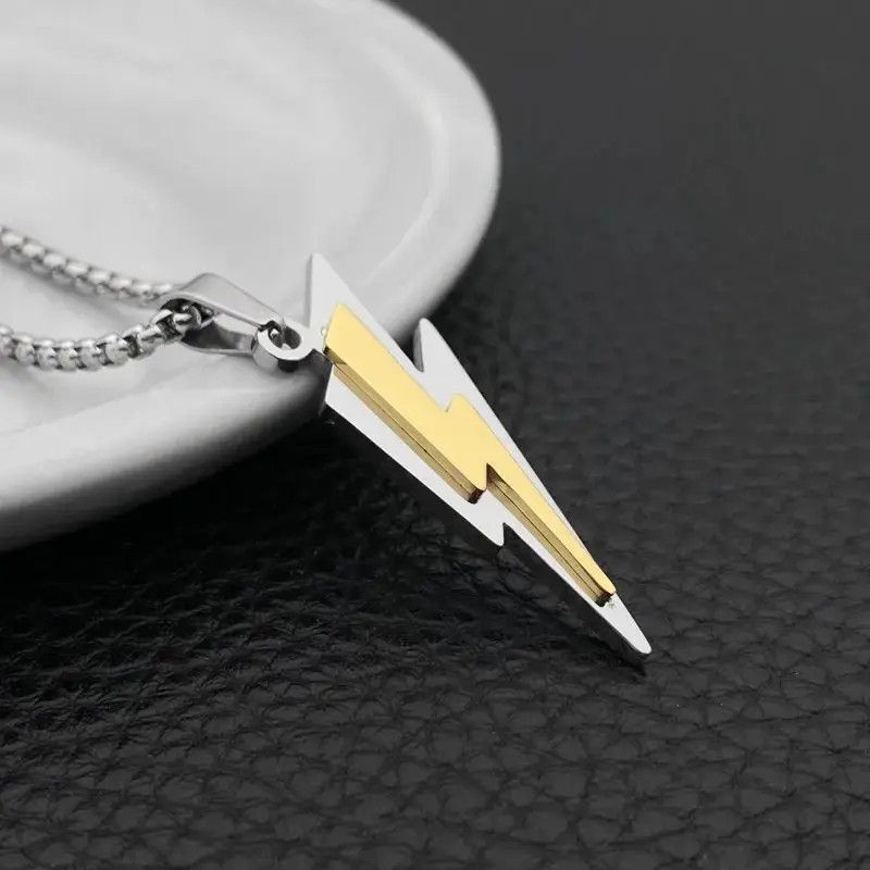 Jewelry Bolt Pendant Y2K Necklace Opium Chain Punk Gotch Size ONE SIZE - 3 Thumbnail