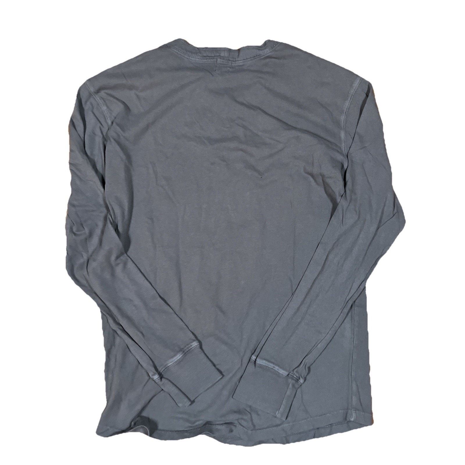 Other Hnly Shirt Medium Grey Long Sleeve Henley Organic Cotton USA Size US M / EU 48-50 / 2 - 3 Thumbnail