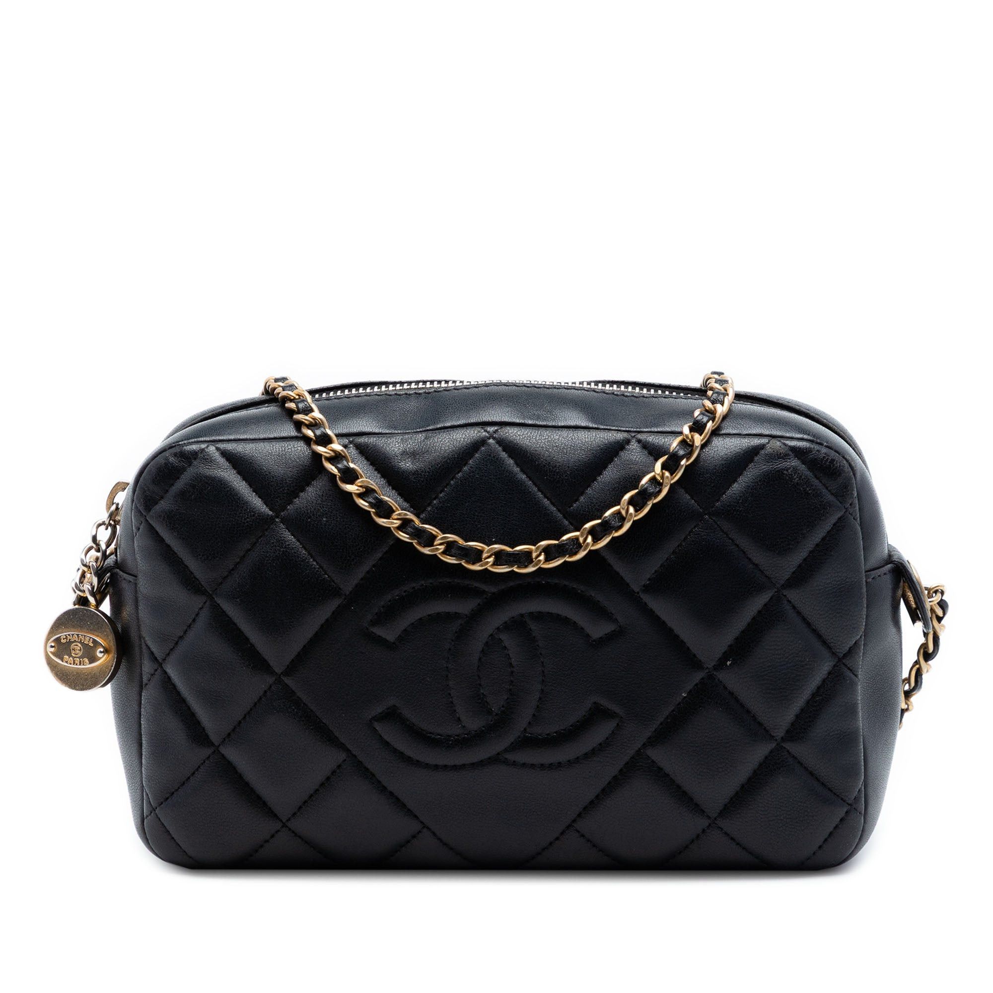 Chanel CC Quilted Lambskin Diamond Camera Bag Size ONE SIZE - 1 Thumbnail