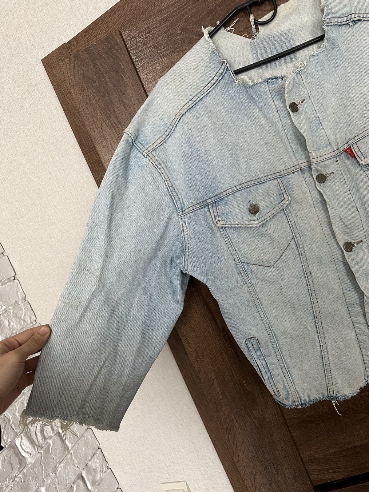 Levi's Levis Vintage Distressed Denim Jacket 50s 60s USA Size US S / EU 44-46 / 1 - 11 Thumbnail